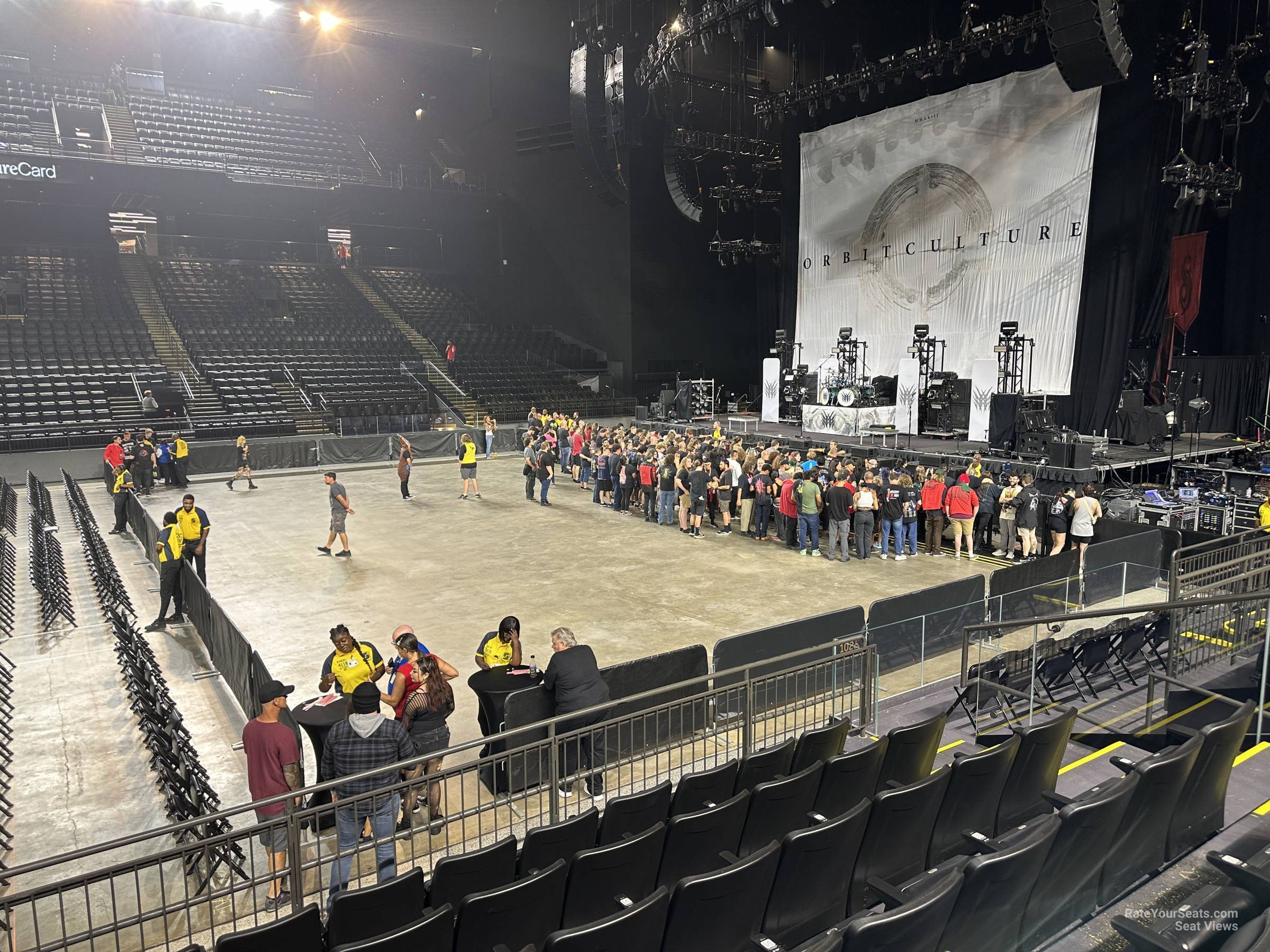 section 103, row g seat view - cfg bank arena