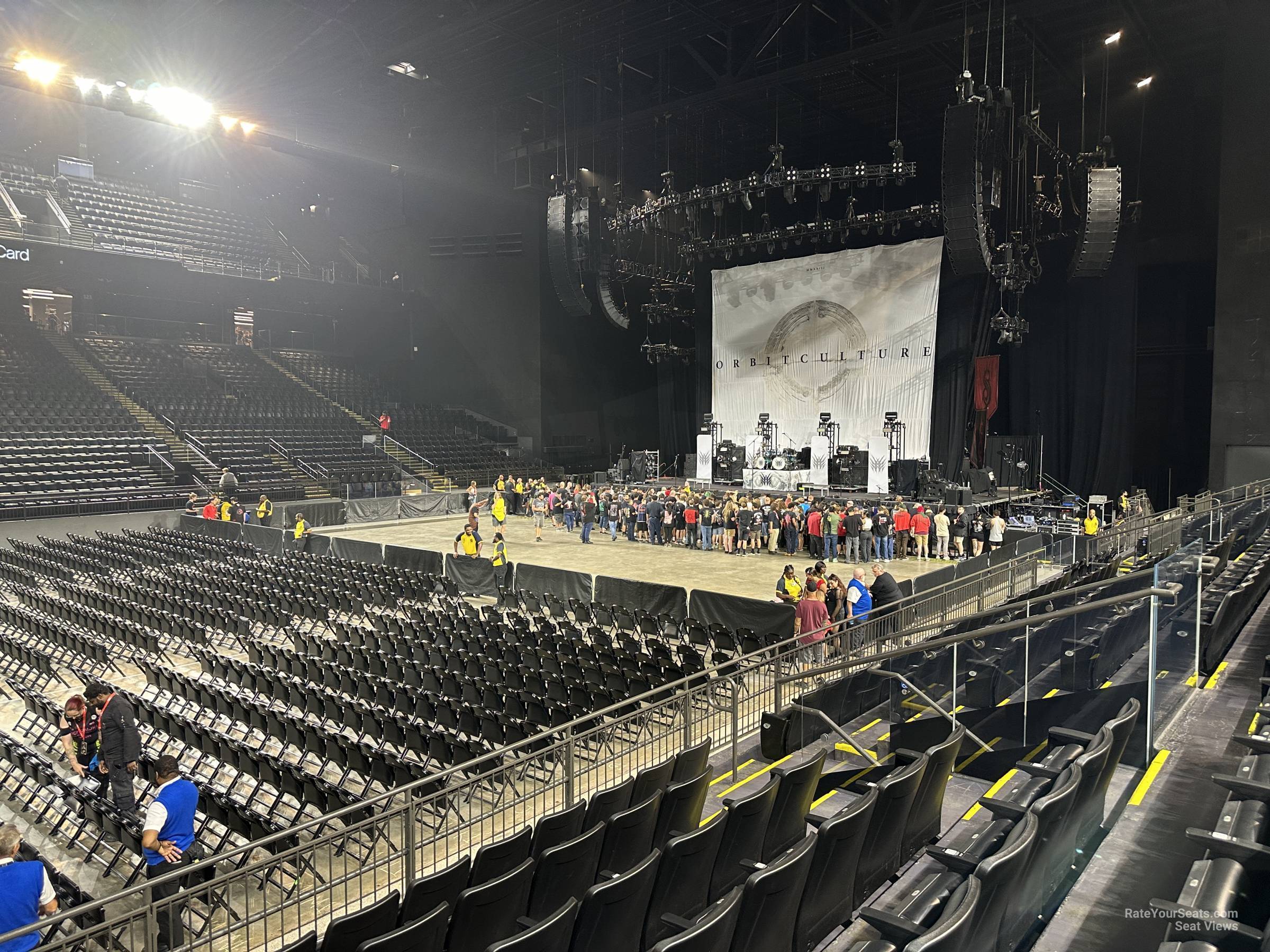 section 104, row g seat view  - cfg bank arena