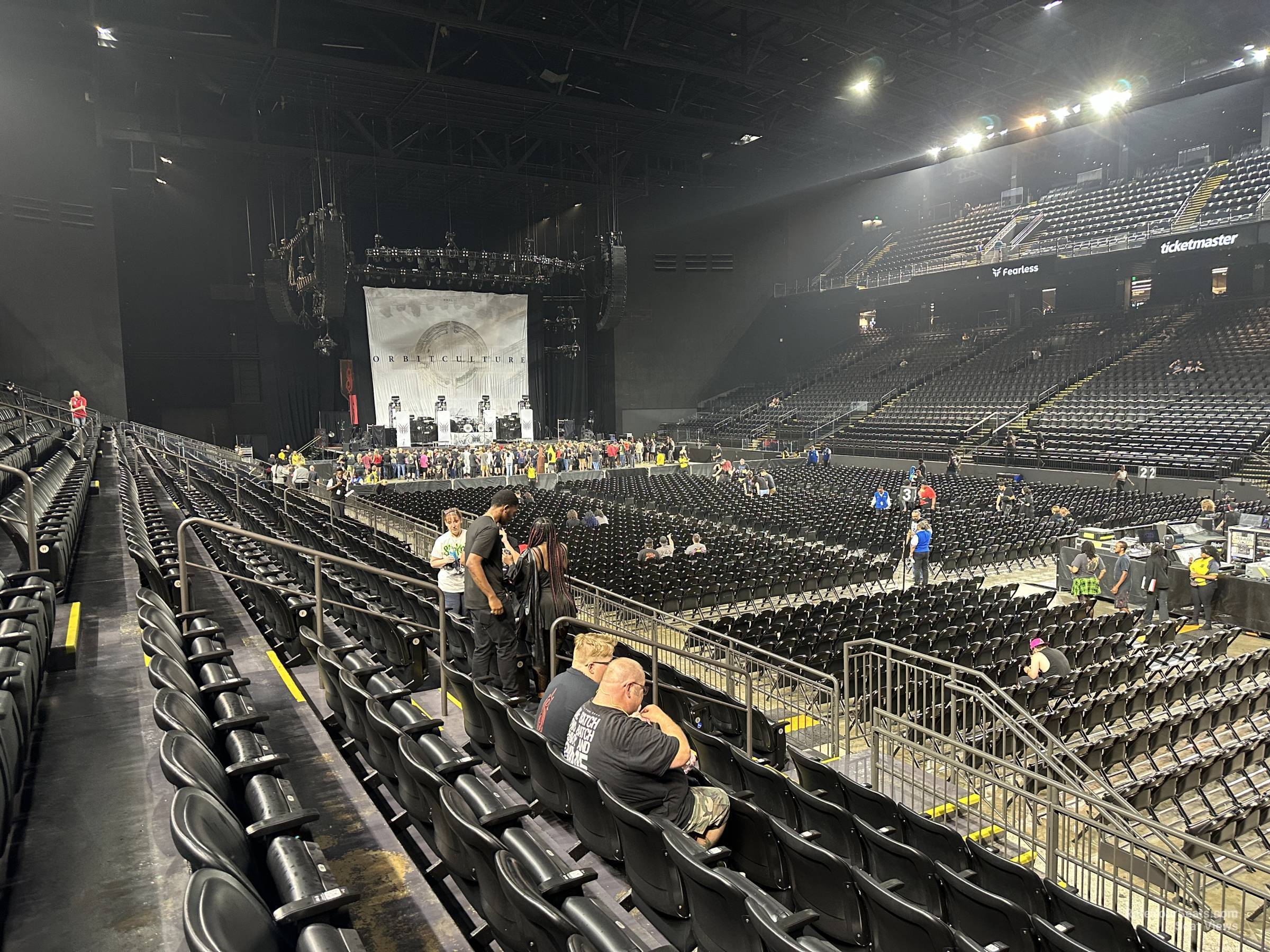 section 119, row g seat view  - cfg bank arena