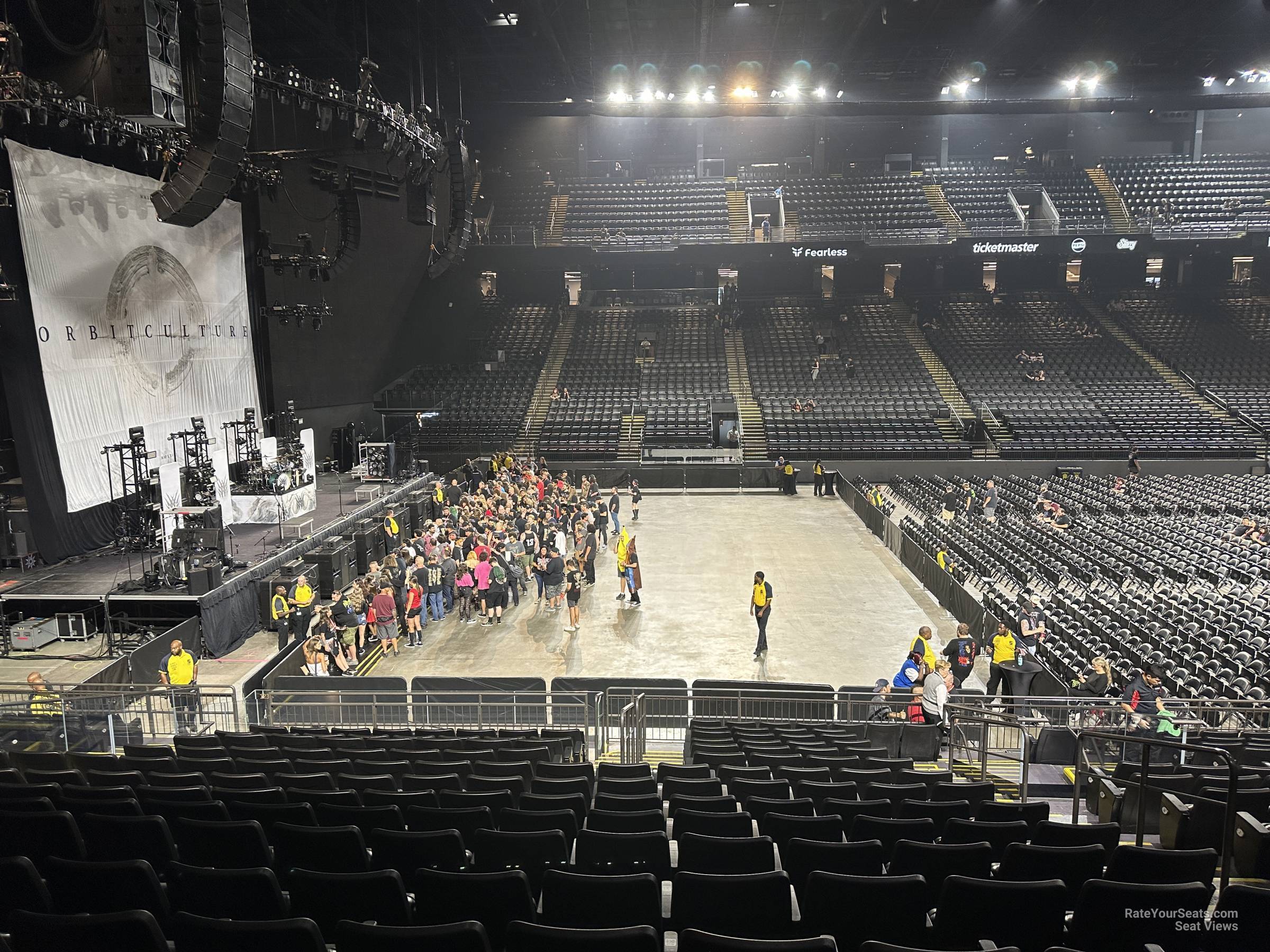 section 123, row q seat view  - cfg bank arena