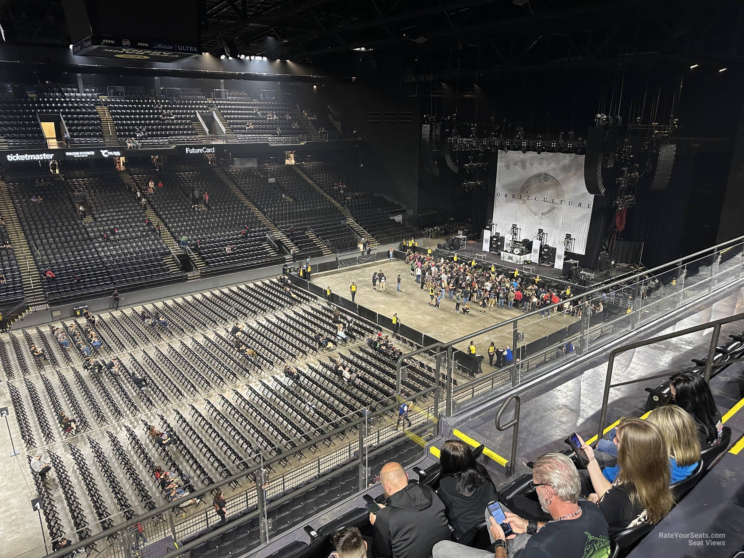 section 205, row e seat view  - cfg bank arena