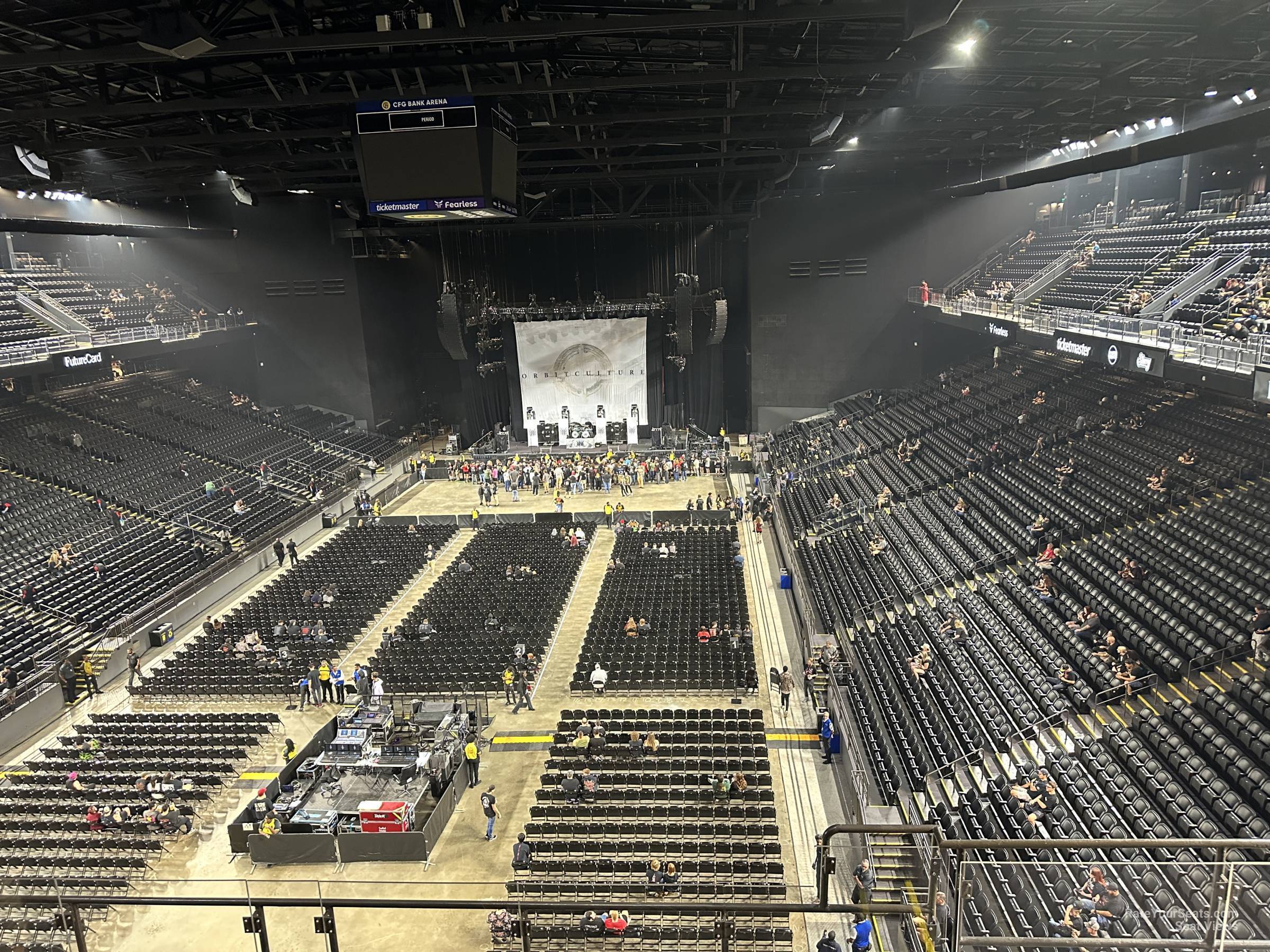 section 209, row e seat view  - cfg bank arena