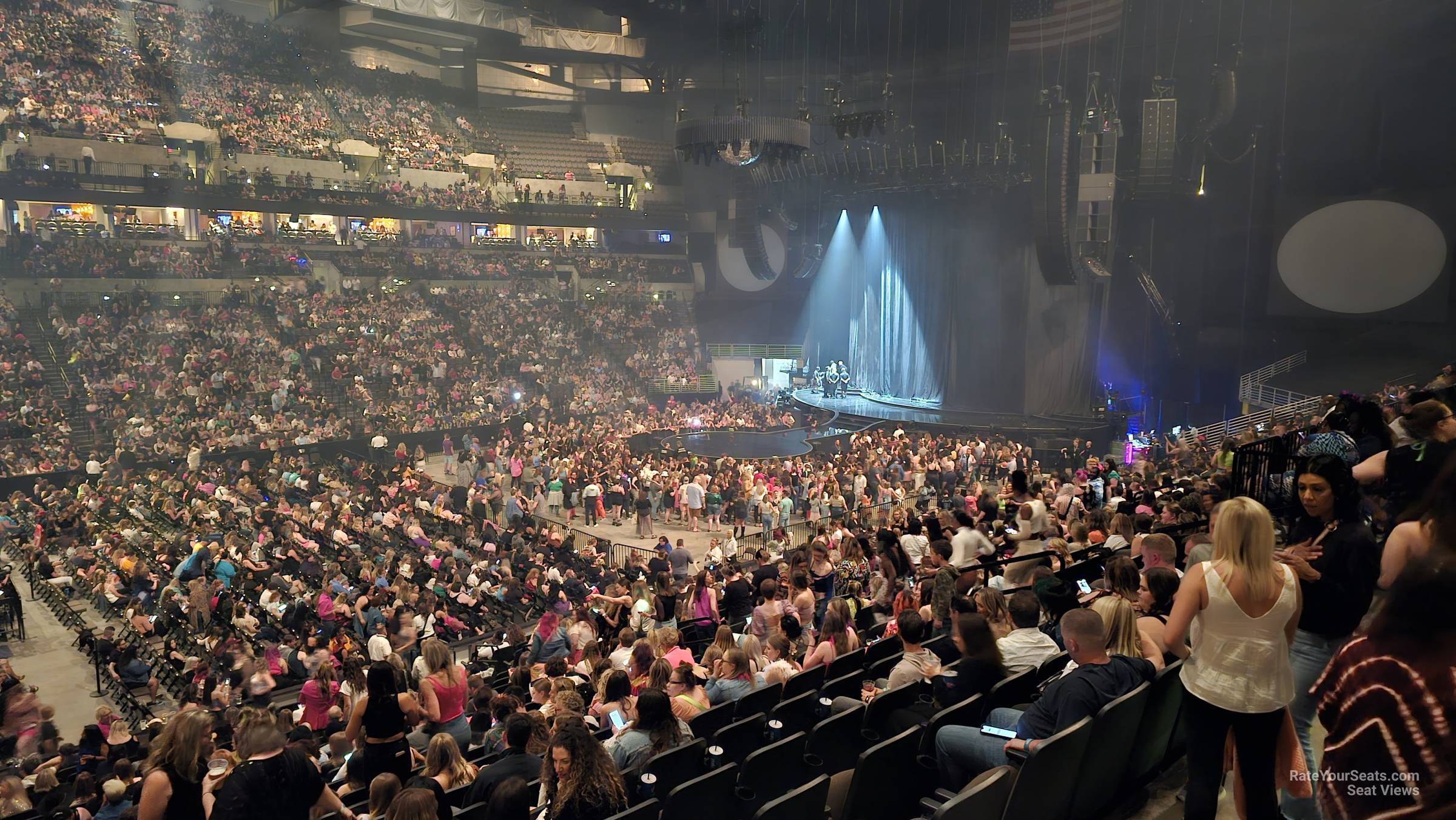 section 107, row bb seat view  for concert - chi health center omaha
