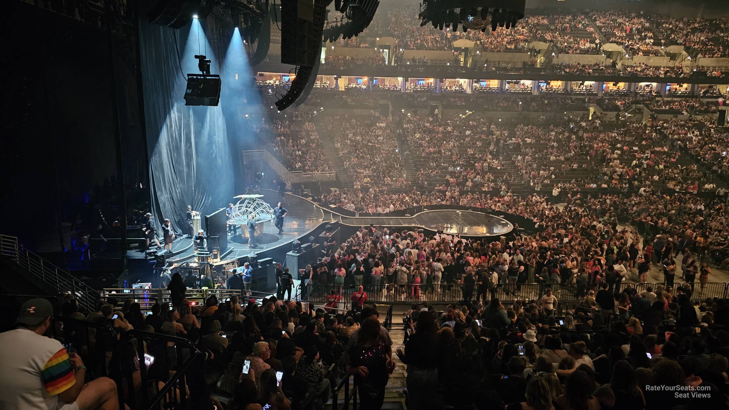 section 124, row bb seat view  for concert - chi health center omaha