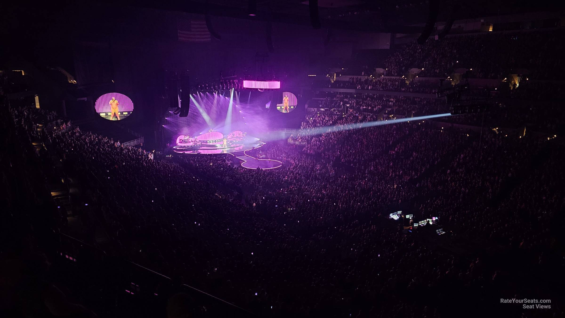 section 217, row a seat view  for concert - chi health center omaha