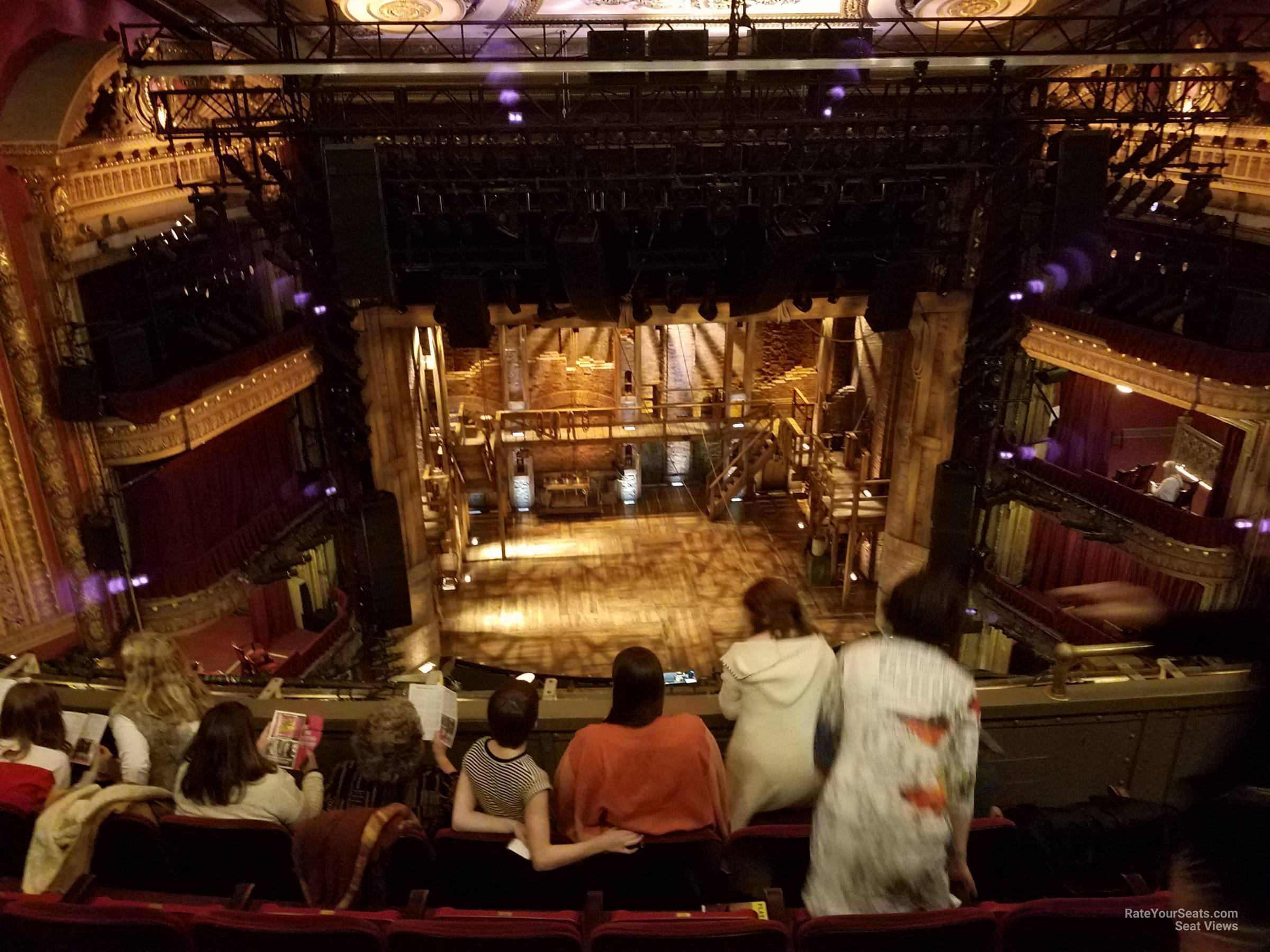 balcony left center, row d seat view  - cibc theater