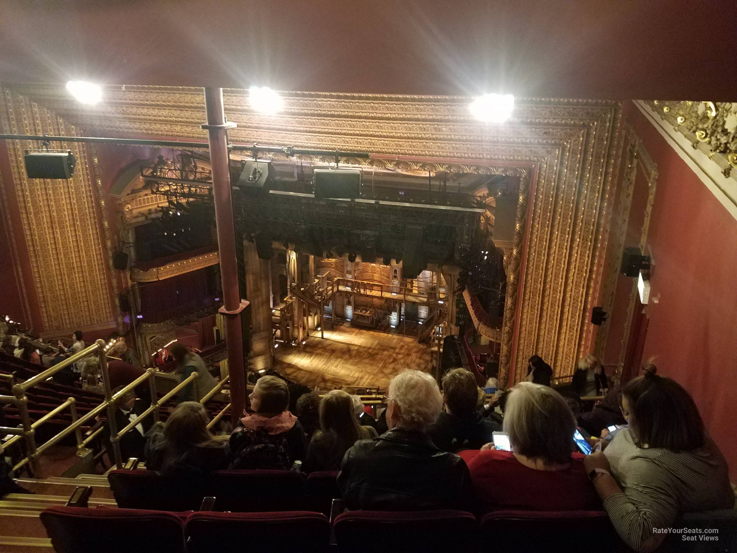 balcony right, row n seat view  - cibc theater