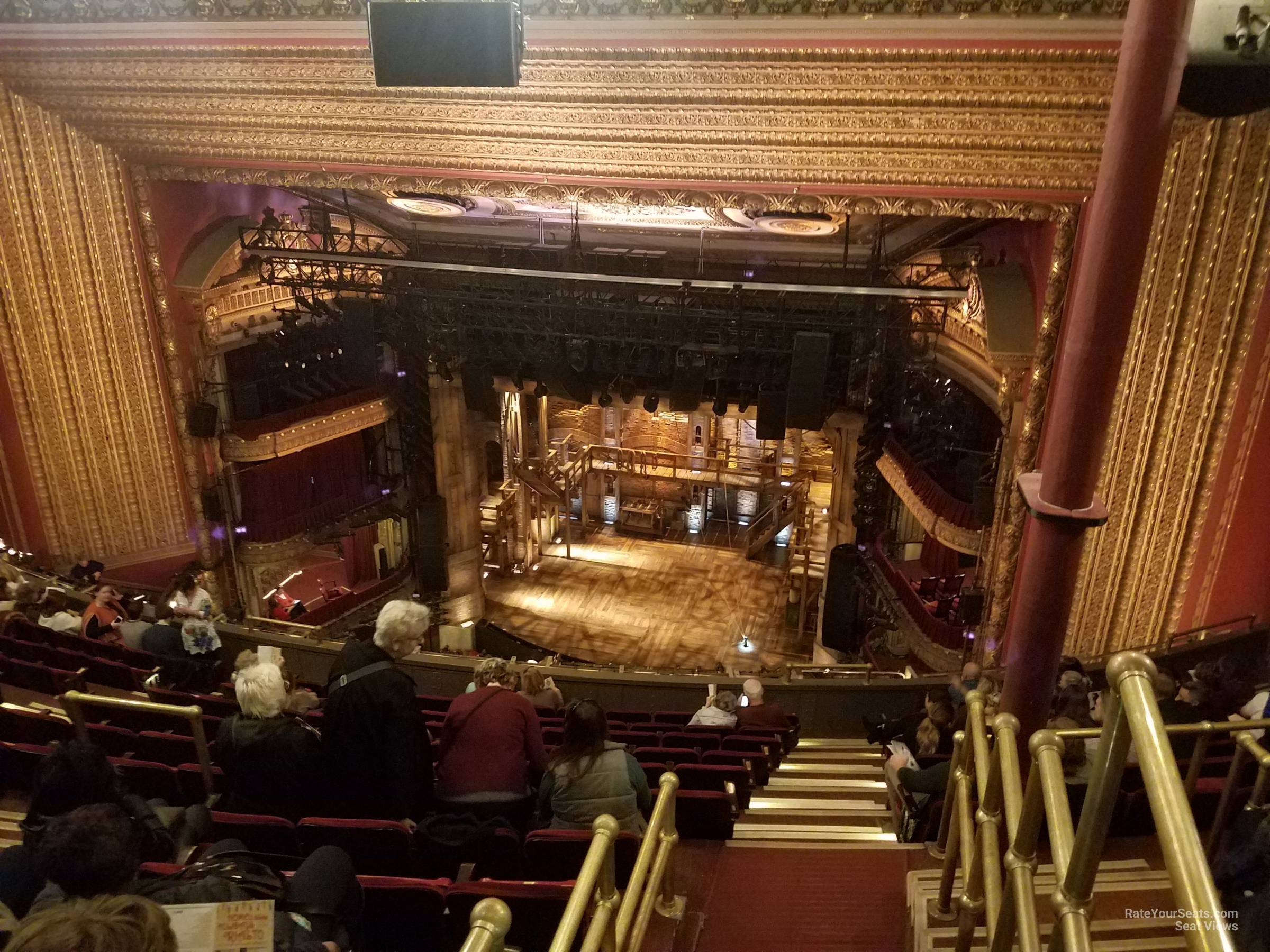 balcony right center, row k seat view  - cibc theater