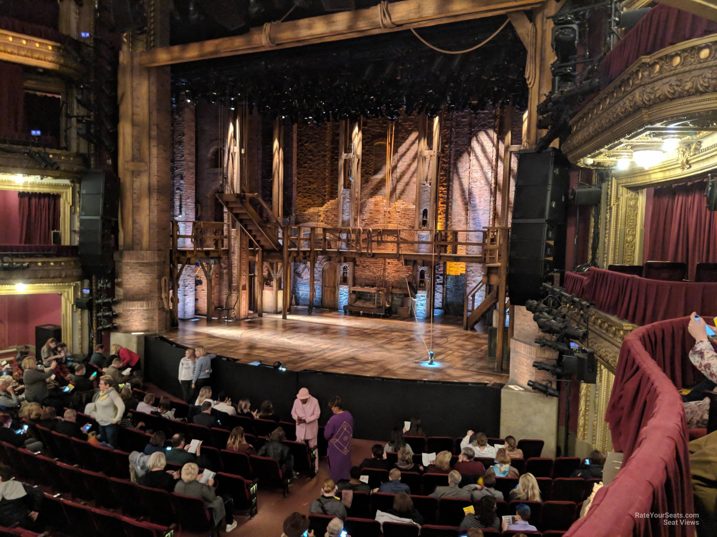 dress circle right, row b seat view  - cibc theater