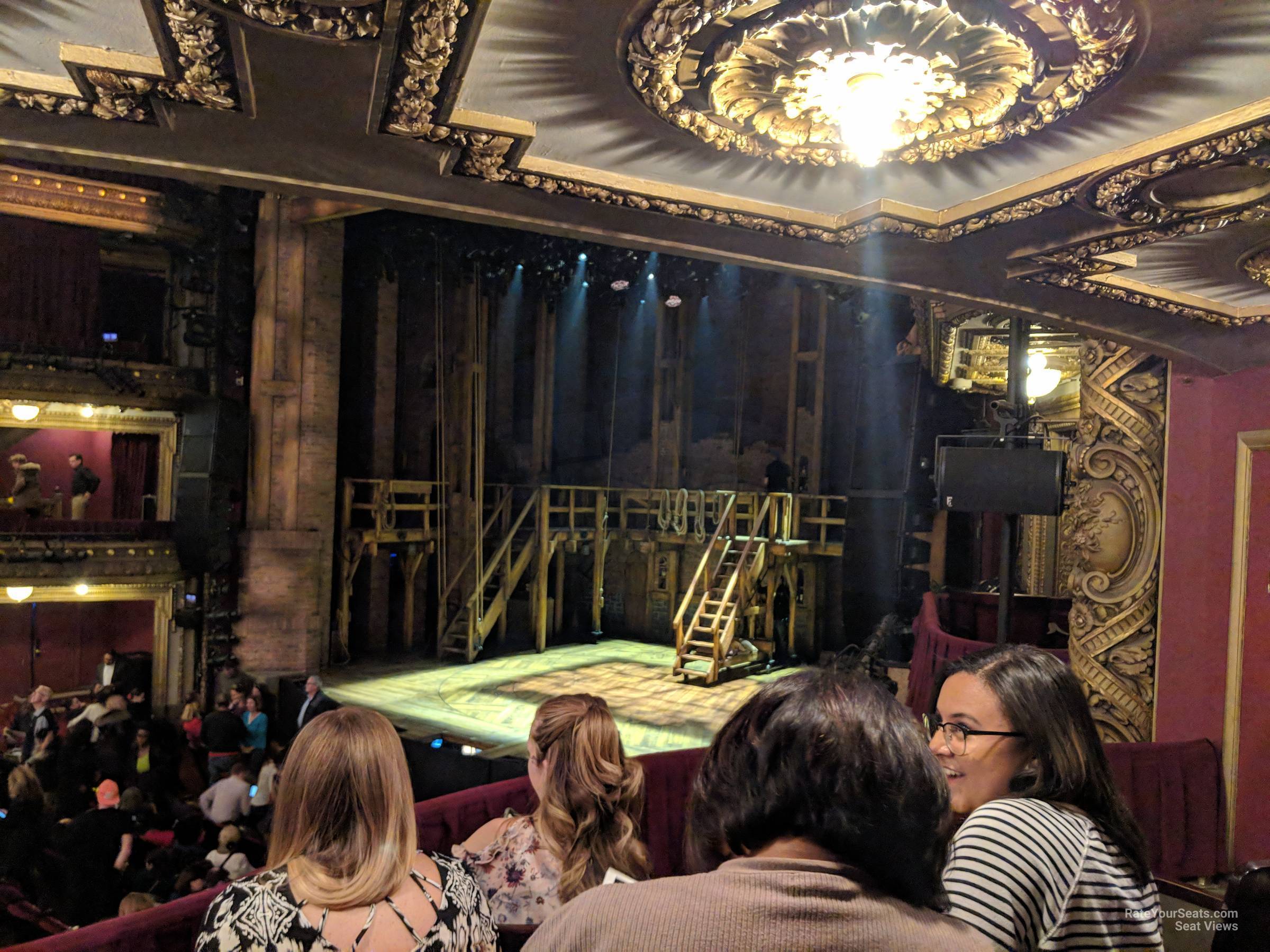 dress circle box 2 seat view  - cibc theater