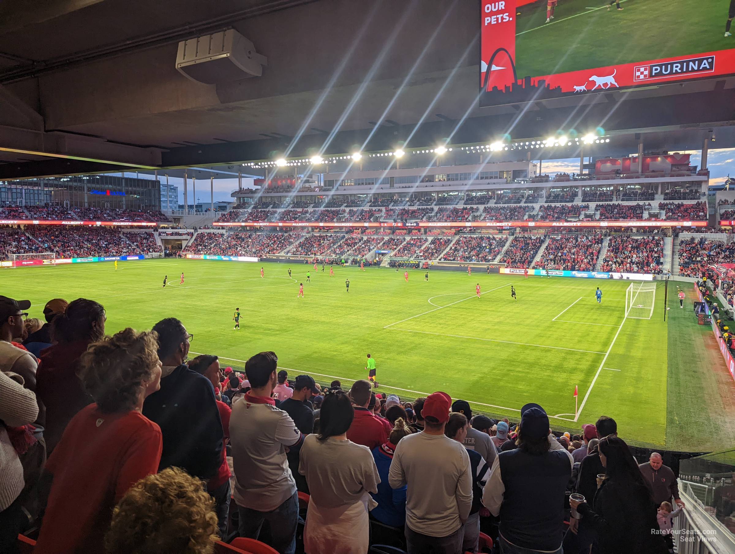 section 110, row 20 seat view  - energizer park