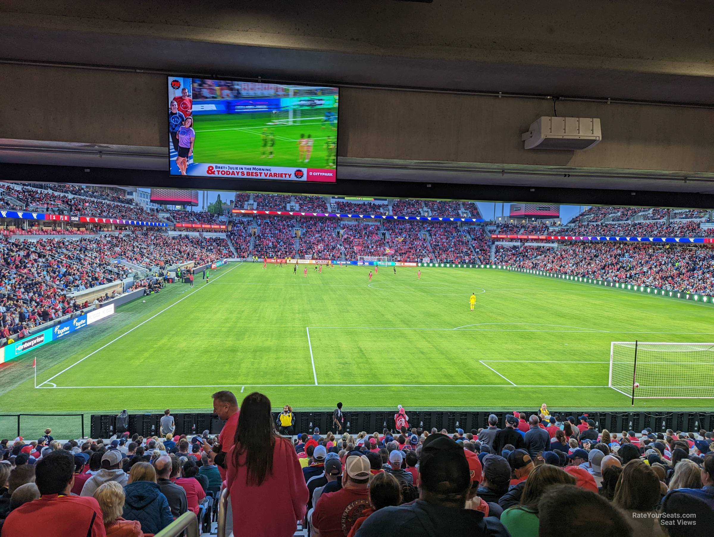 section 145, row 20 seat view  - citypark