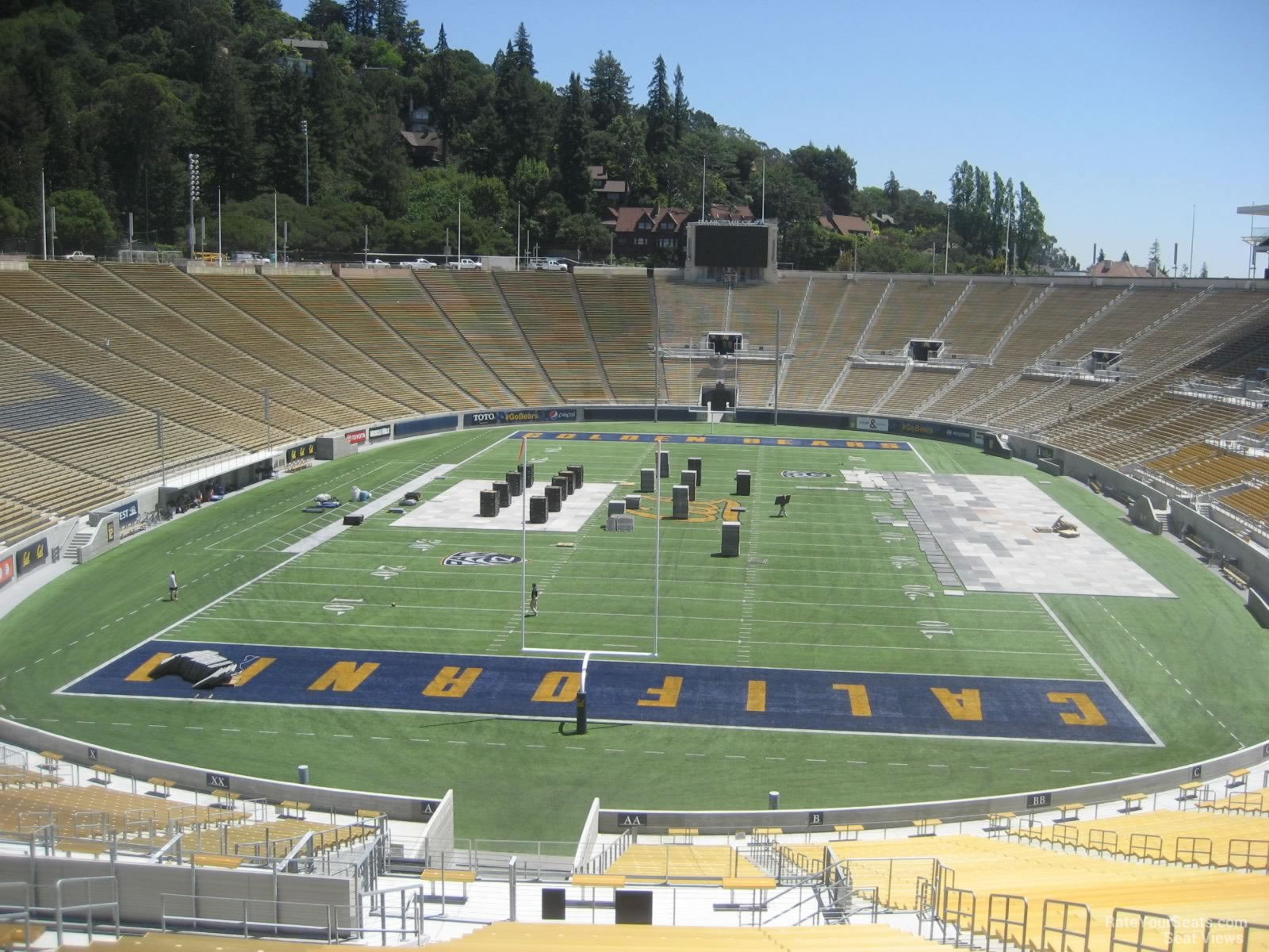 section aa, row 65 seat view  - california memorial stadium