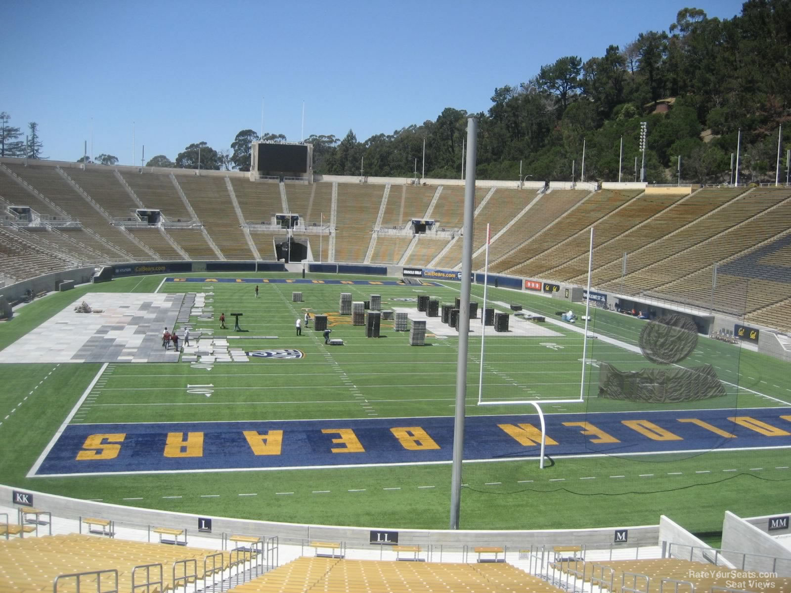 section ll, row 42 seat view  - california memorial stadium
