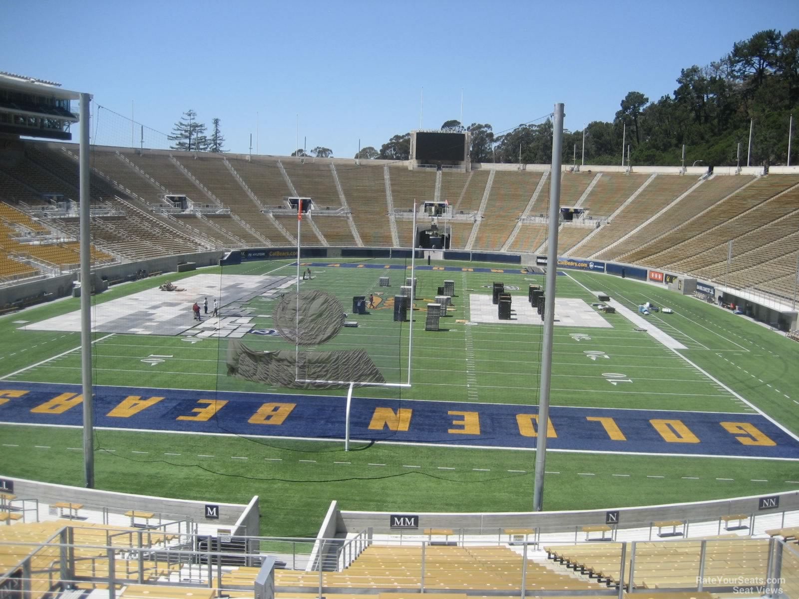 section mm, row 42 seat view  - california memorial stadium