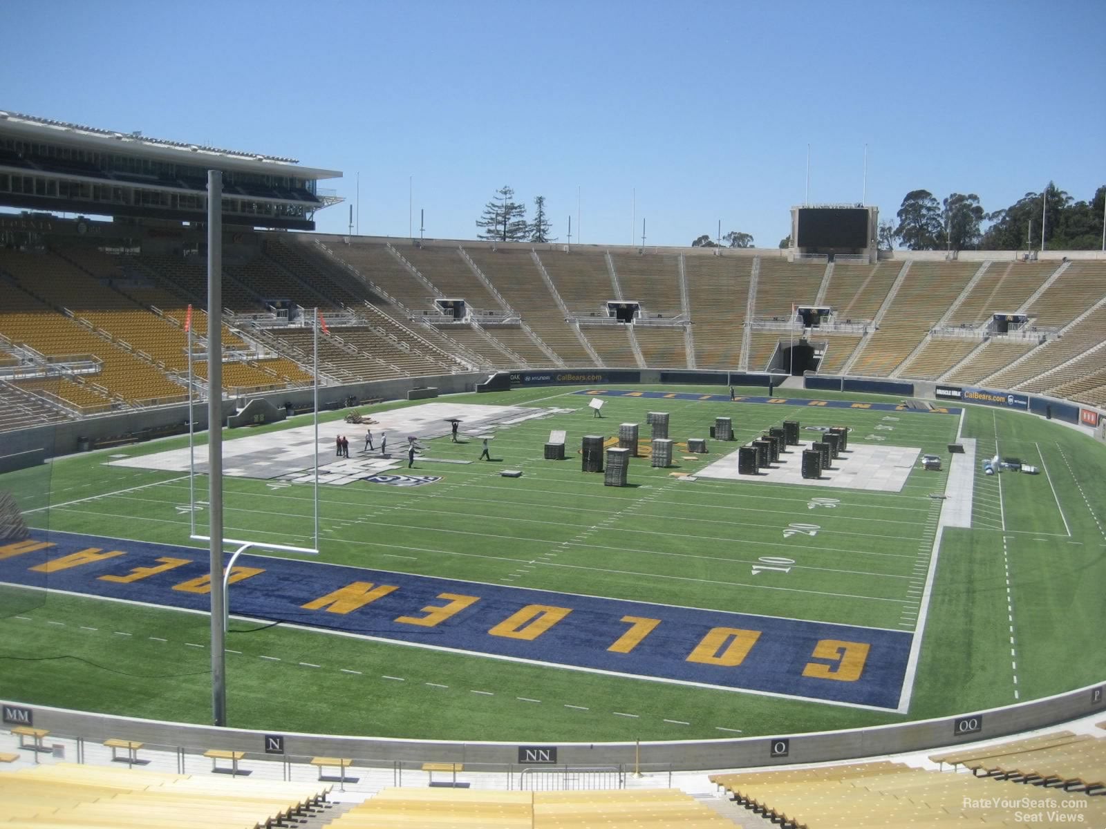 section nn, row 42 seat view  - california memorial stadium