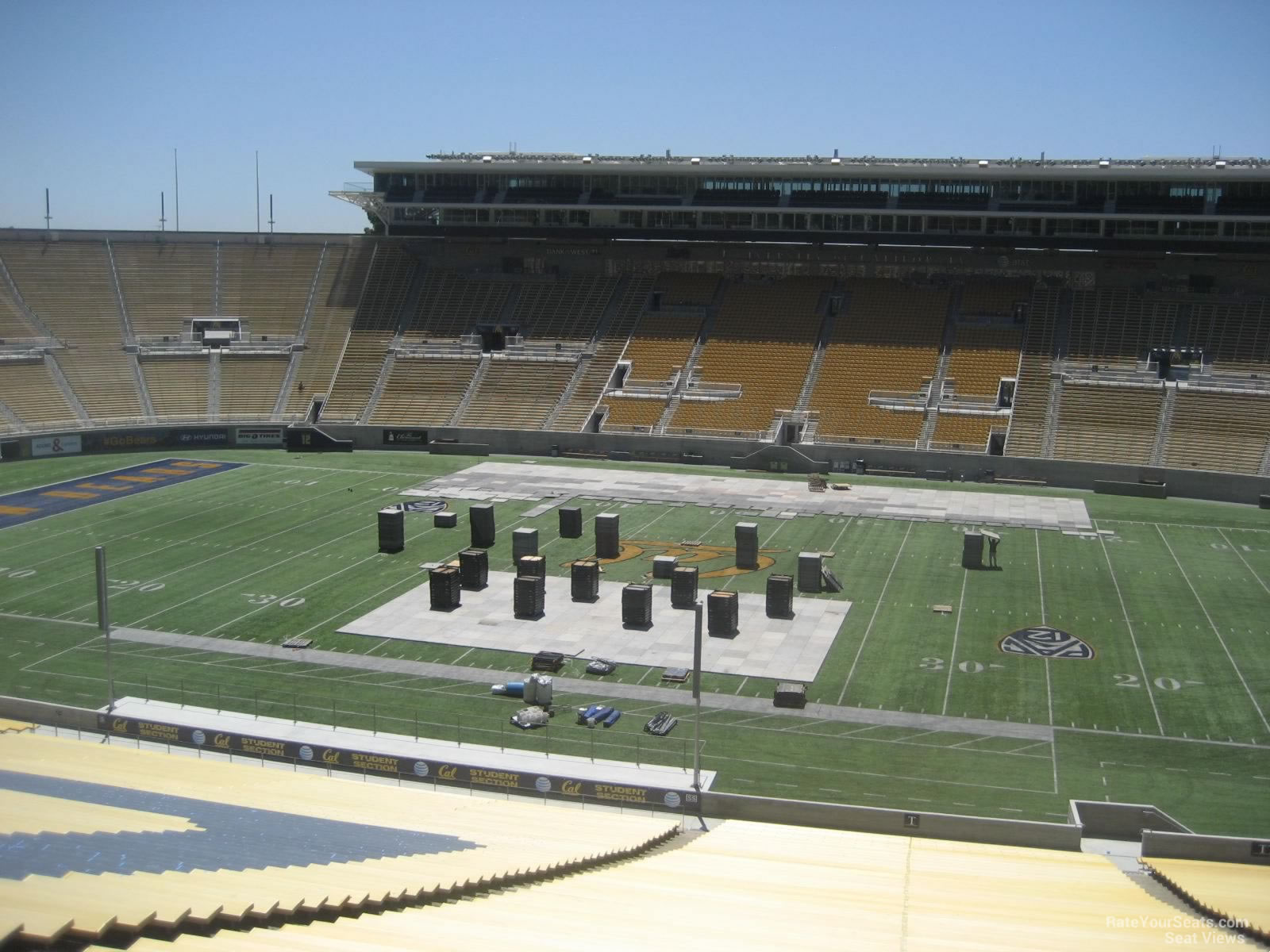 California Memorial Stadium Interactive Seating Chart