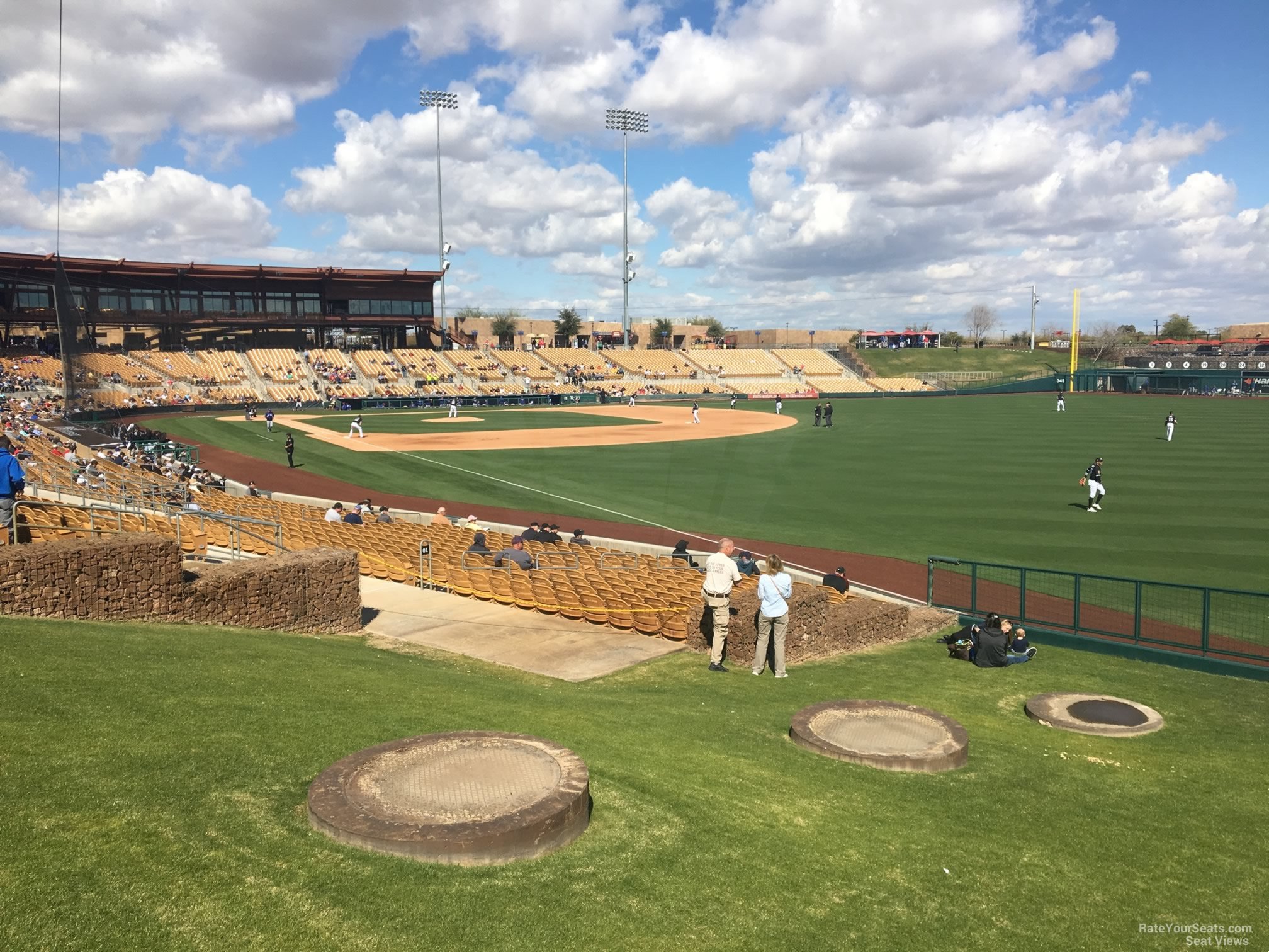 lawn seat view  - camelback ranch