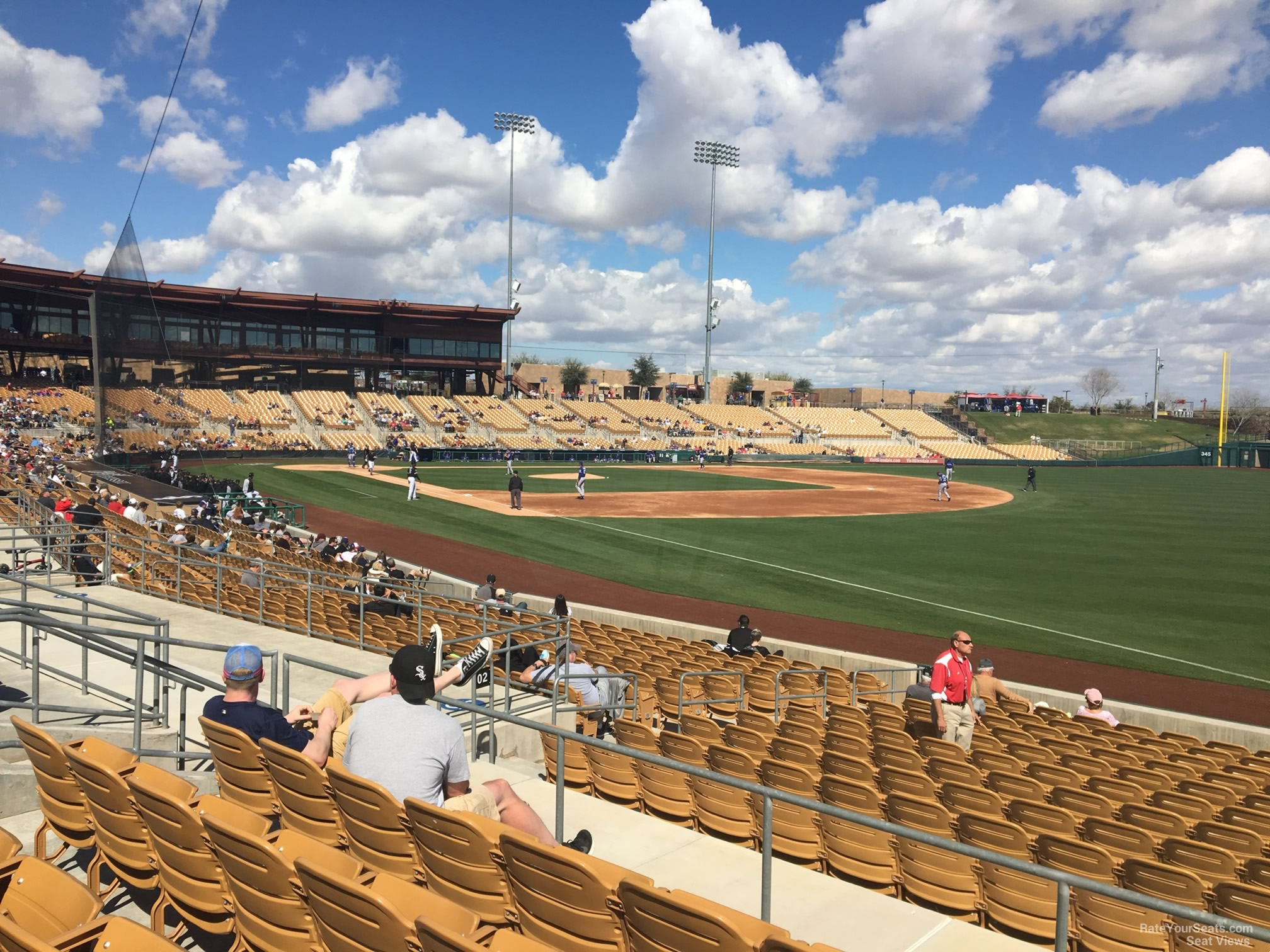 section 102, row 5 seat view  - camelback ranch