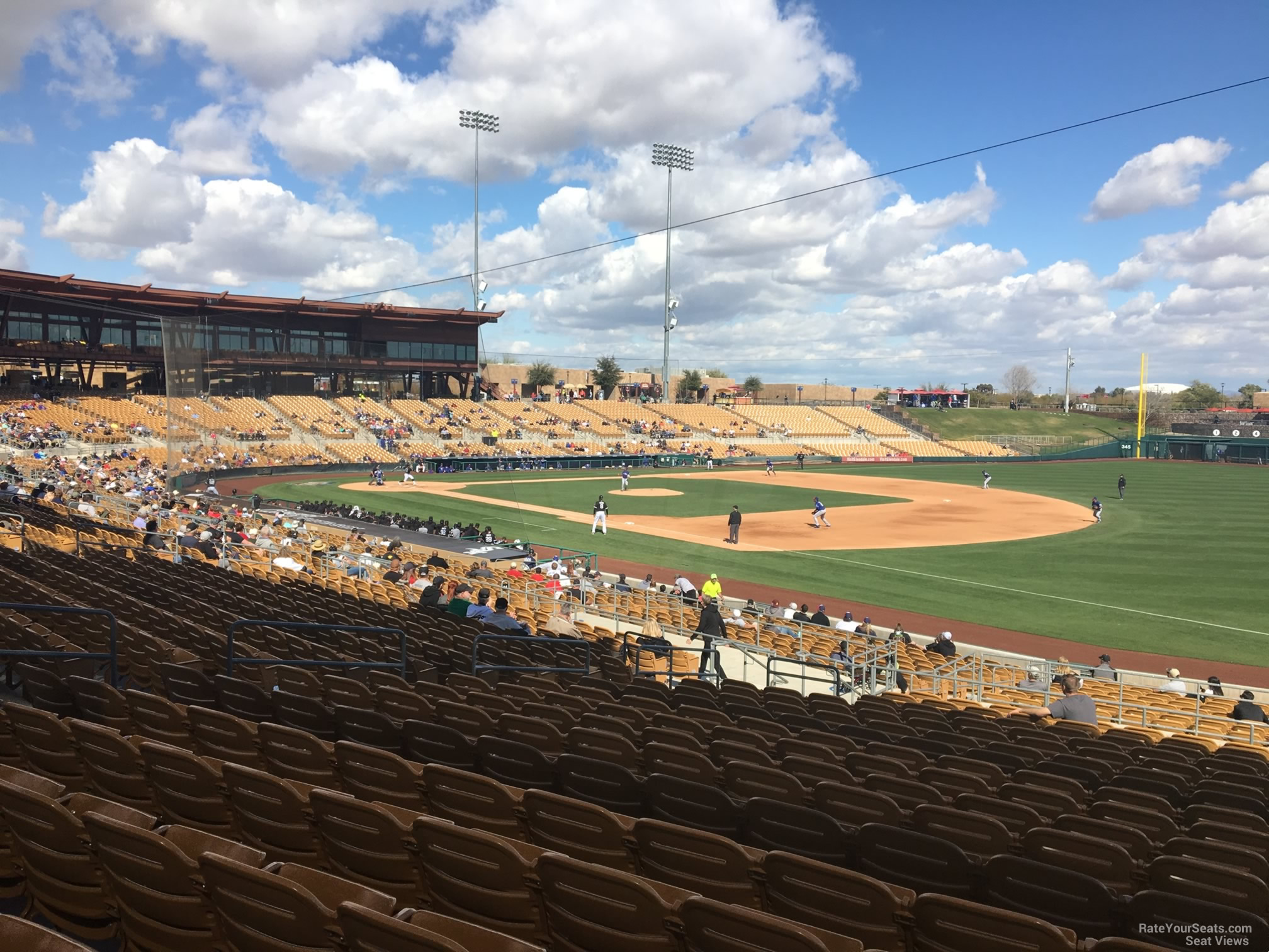 section 103, row 18 seat view  - camelback ranch