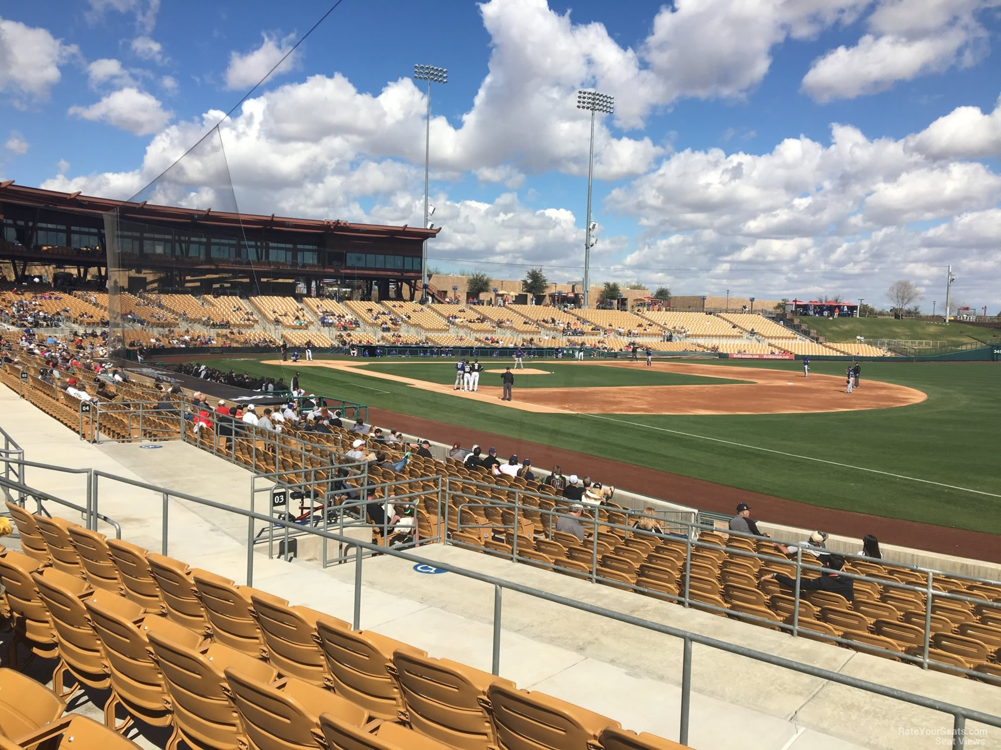 section 103, row 5 seat view  - camelback ranch