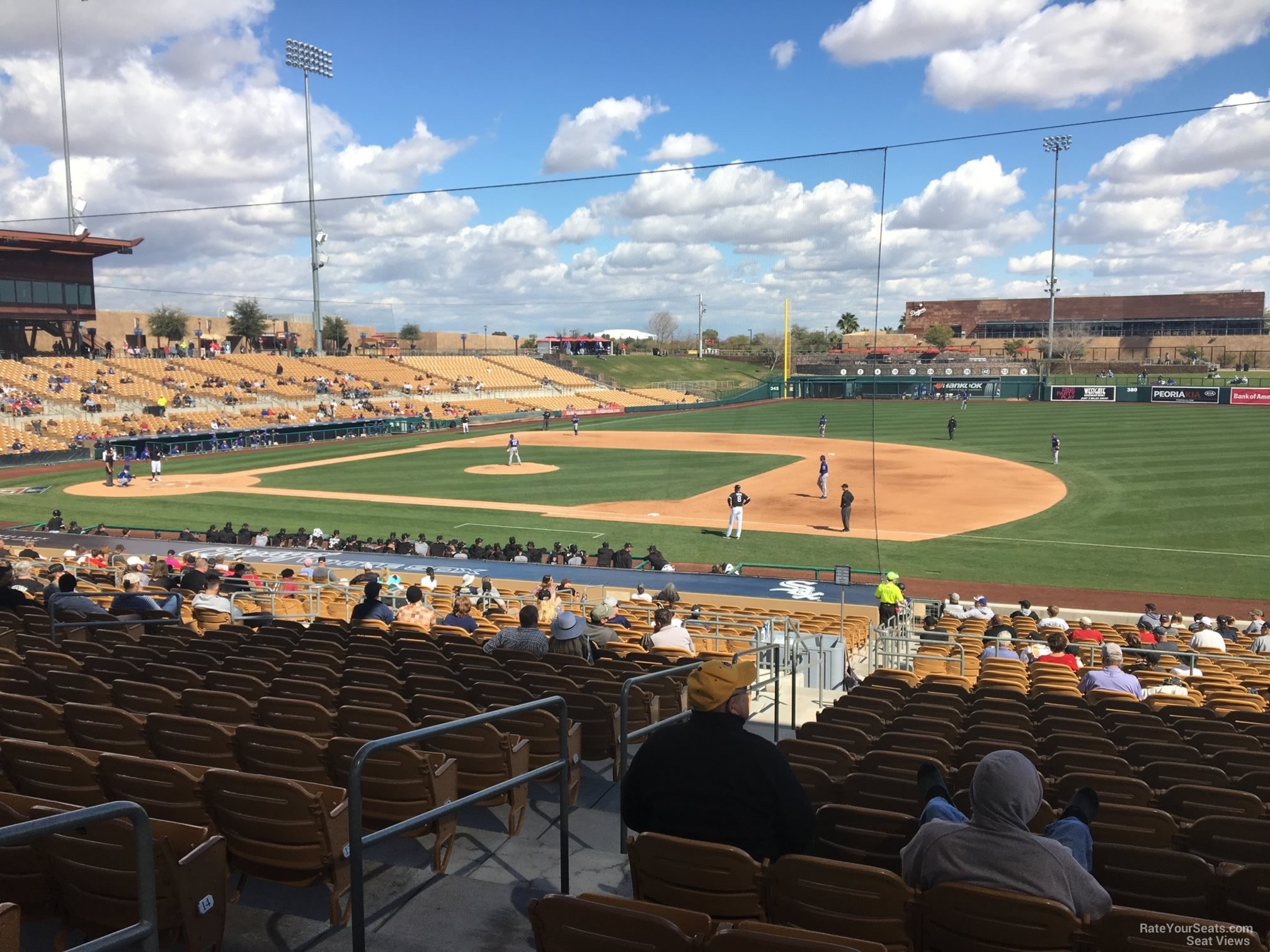 section 105, row 18 seat view  - camelback ranch