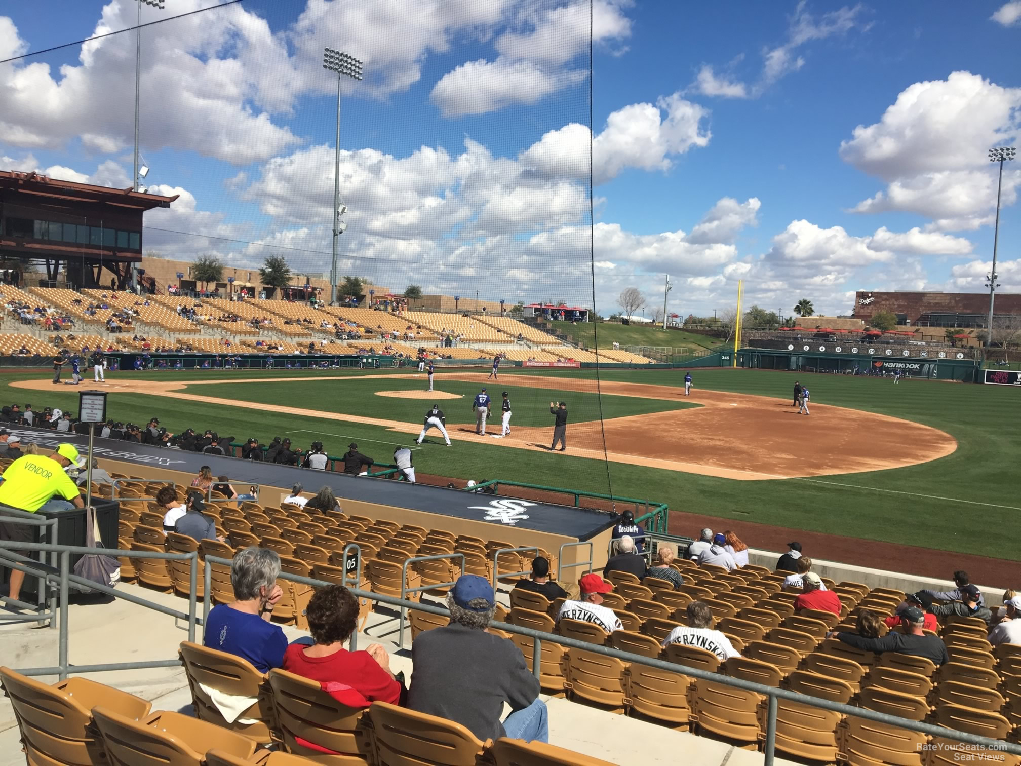 section 105, row 5 seat view  - camelback ranch
