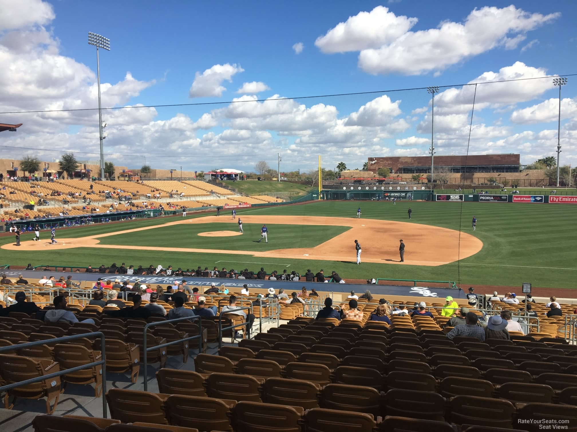 section 106, row 16 seat view  - camelback ranch