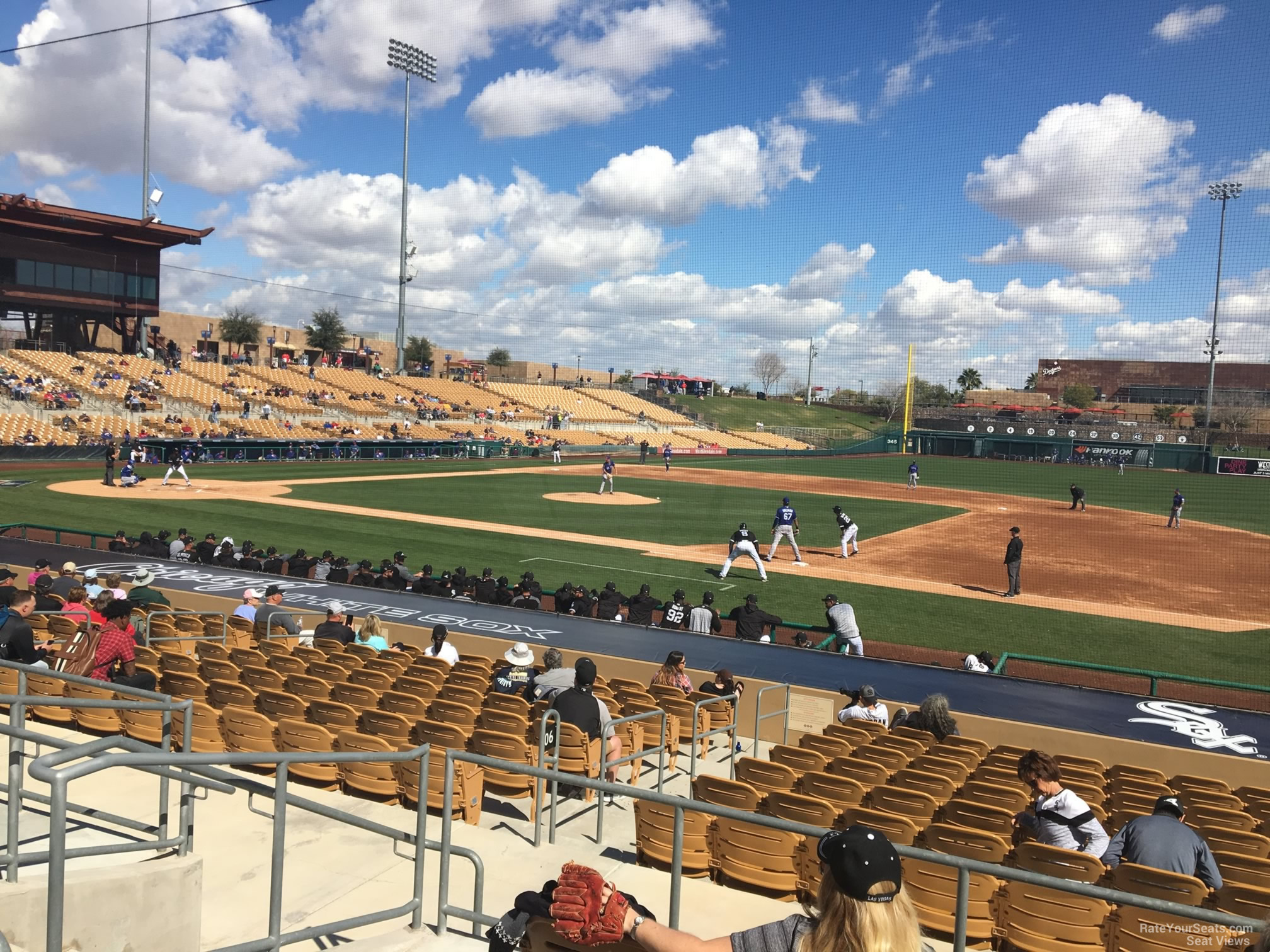 section 106, row 5 seat view  - camelback ranch