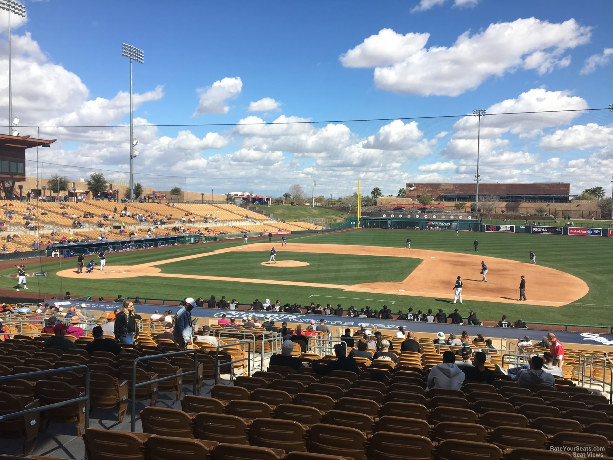 section 107, row 18 seat view  - camelback ranch