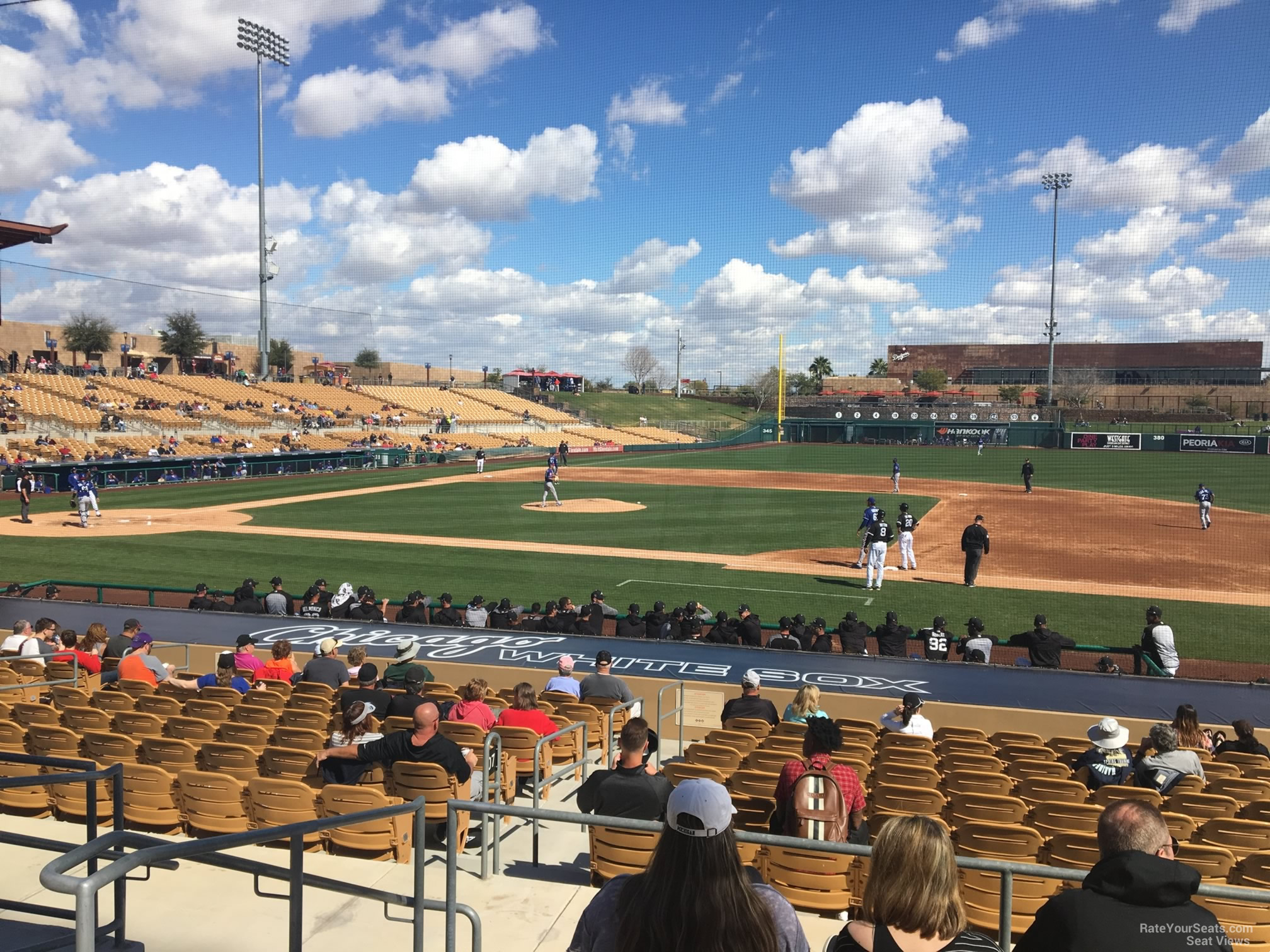 section 107, row 5 seat view  - camelback ranch