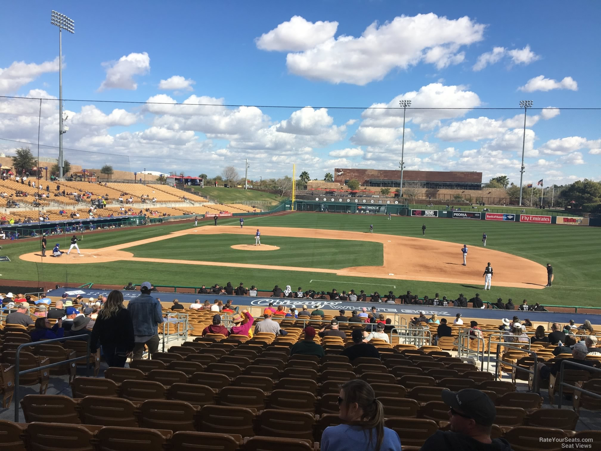 section 108, row 18 seat view  - camelback ranch