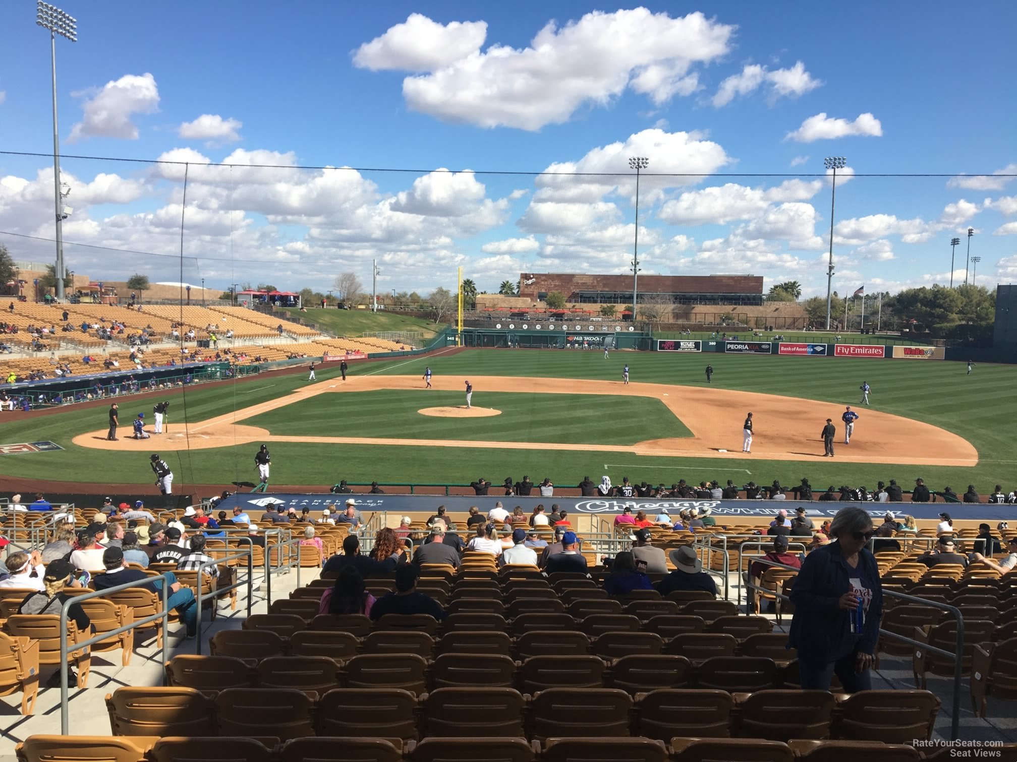 section 109, row 18 seat view  - camelback ranch