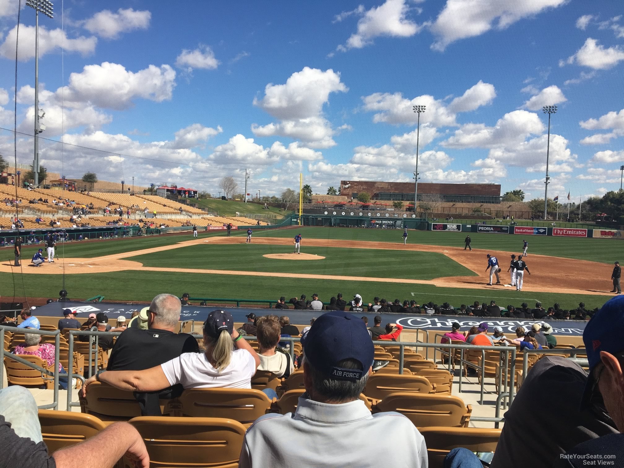 section 109, row 5 seat view  - camelback ranch