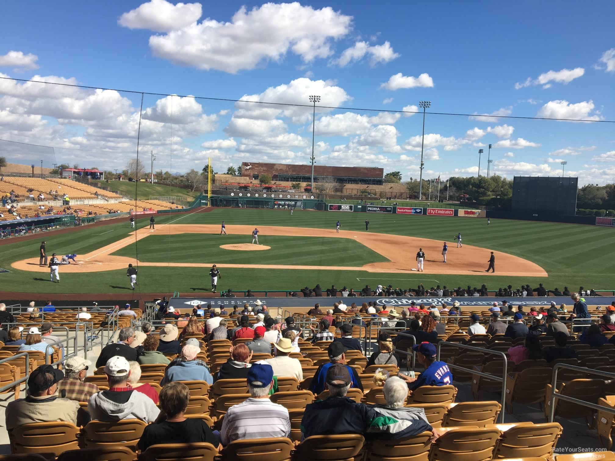 section 110, row 18 seat view  - camelback ranch