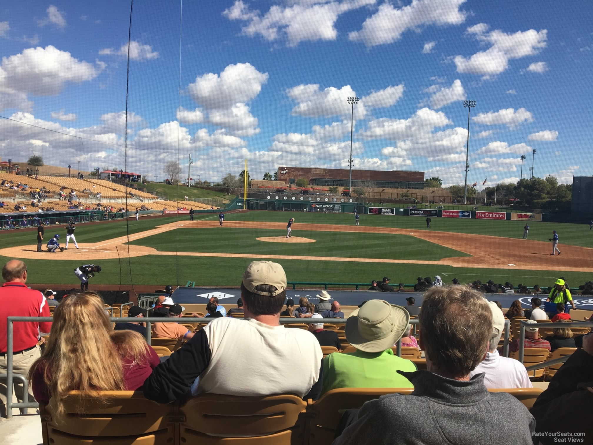 section 110, row 5 seat view  - camelback ranch