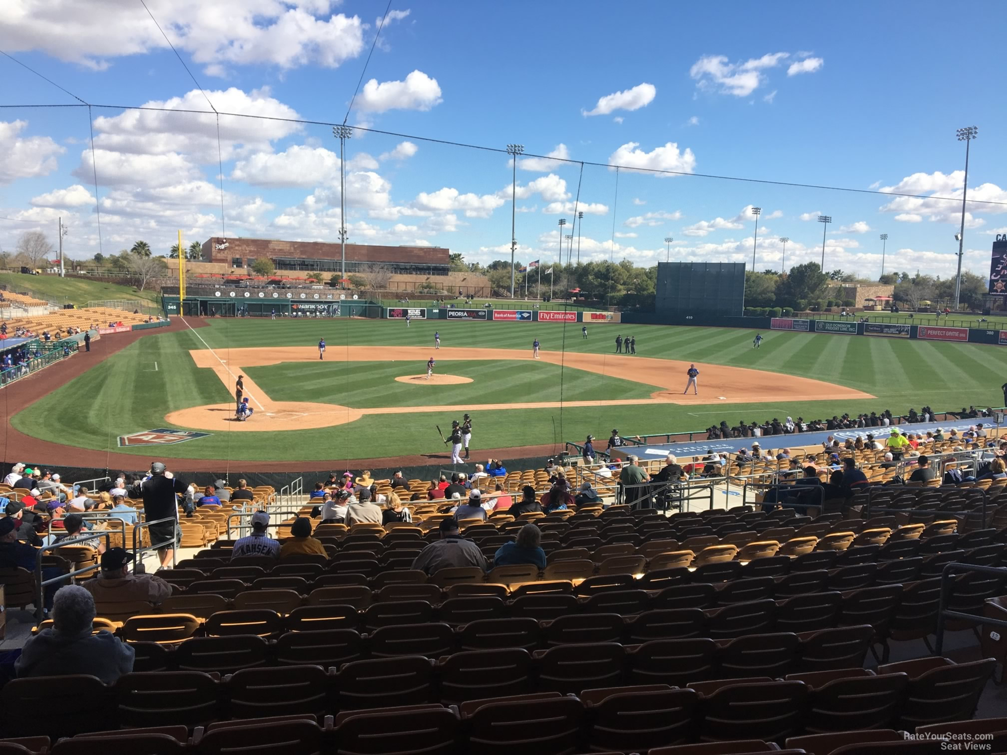 section 112, row 18 seat view  - camelback ranch