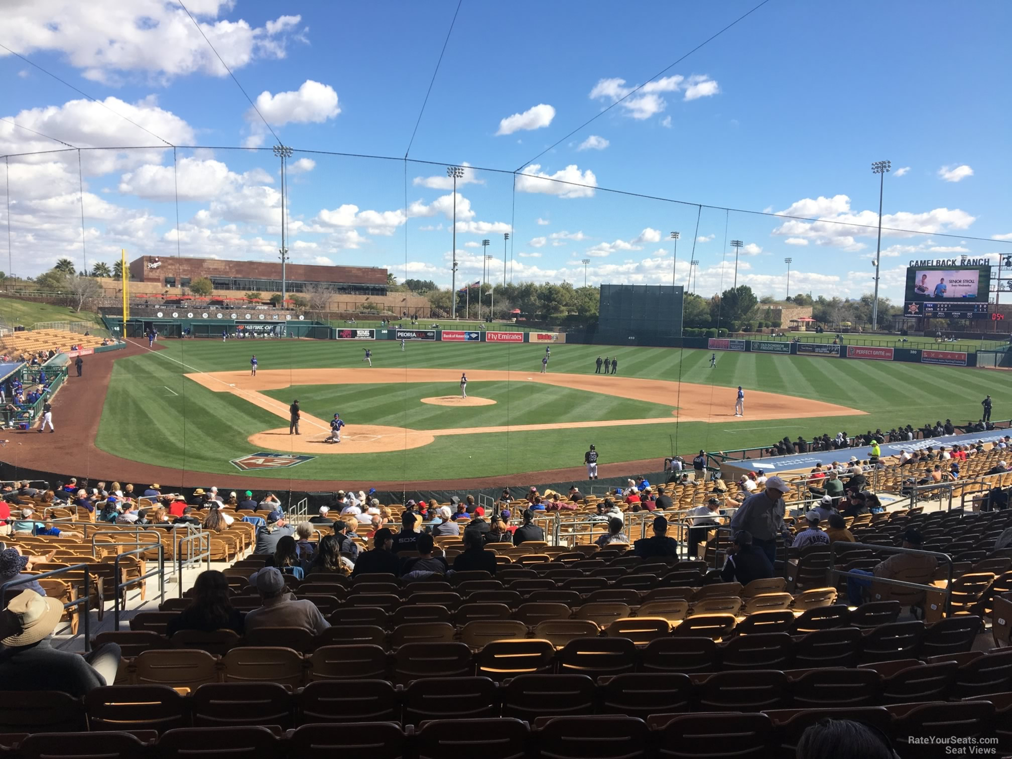 section 113, row 18 seat view  - camelback ranch