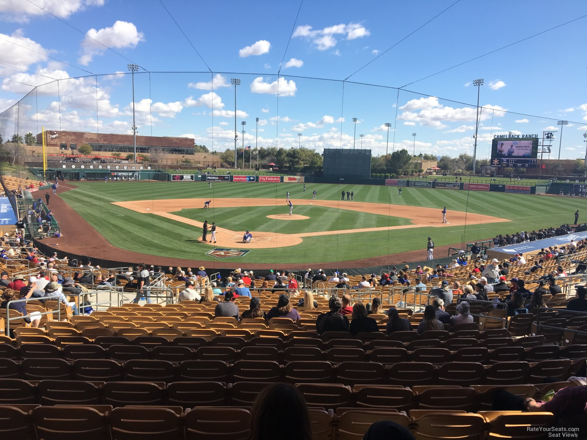 section 114, row 18 seat view  - camelback ranch