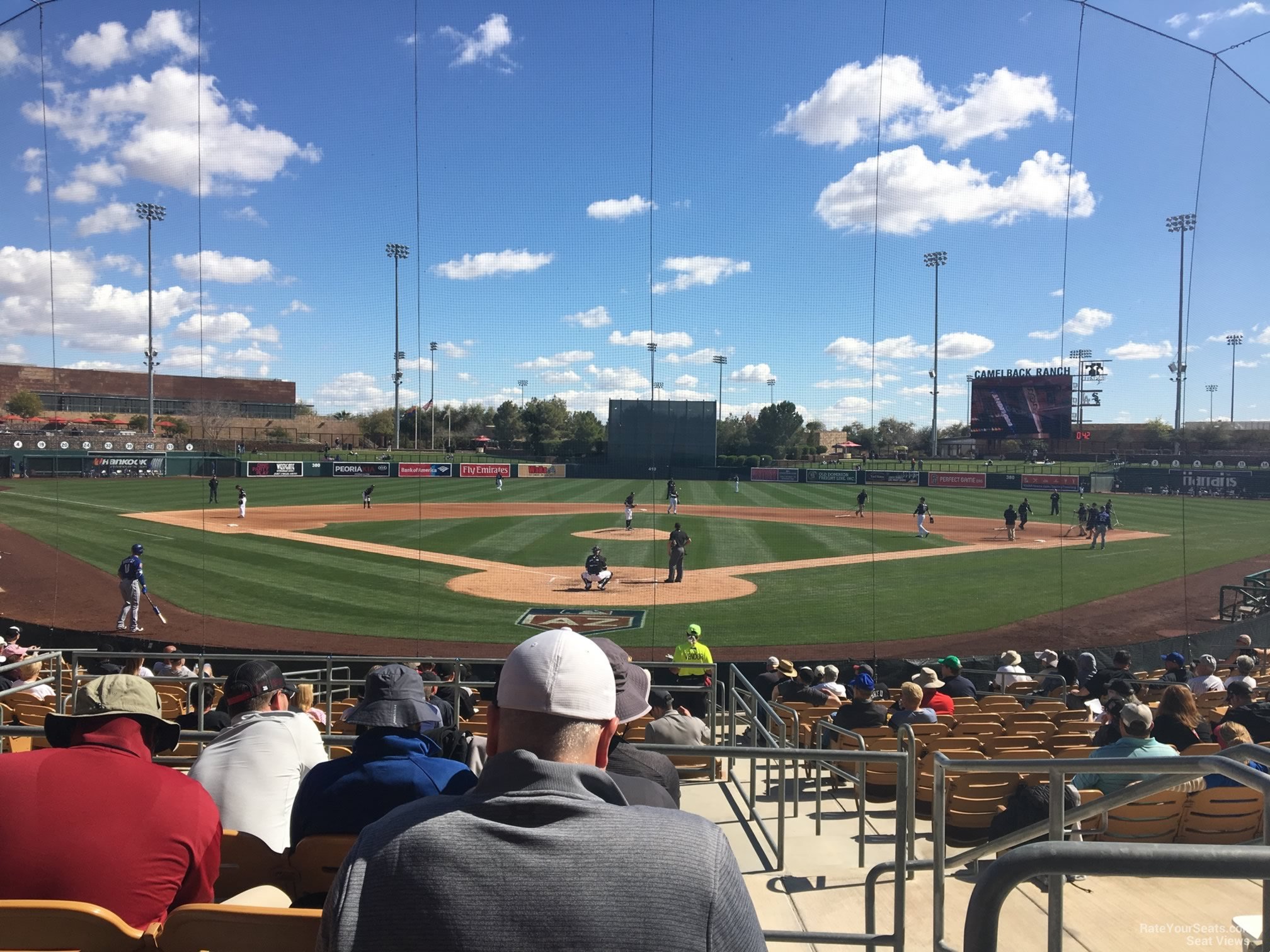 section 115, row 5 seat view  - camelback ranch