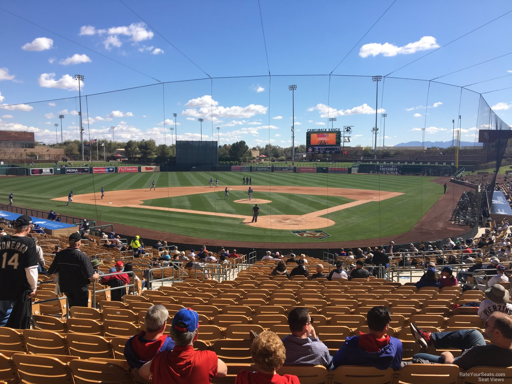 section 116, row 18 seat view  - camelback ranch