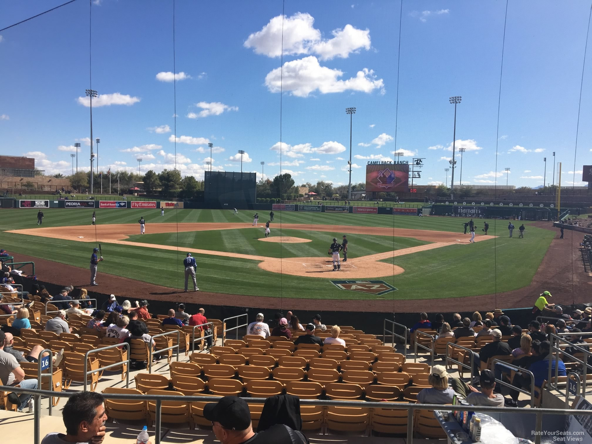 section 116, row 5 seat view  - camelback ranch