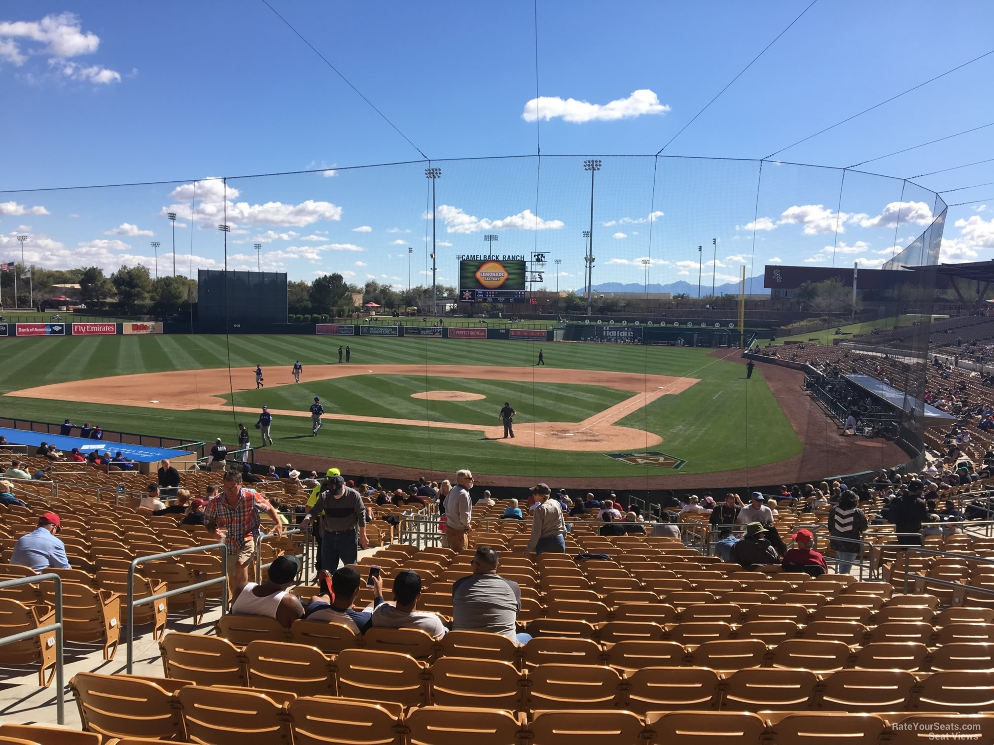 section 117, row 18 seat view  - camelback ranch