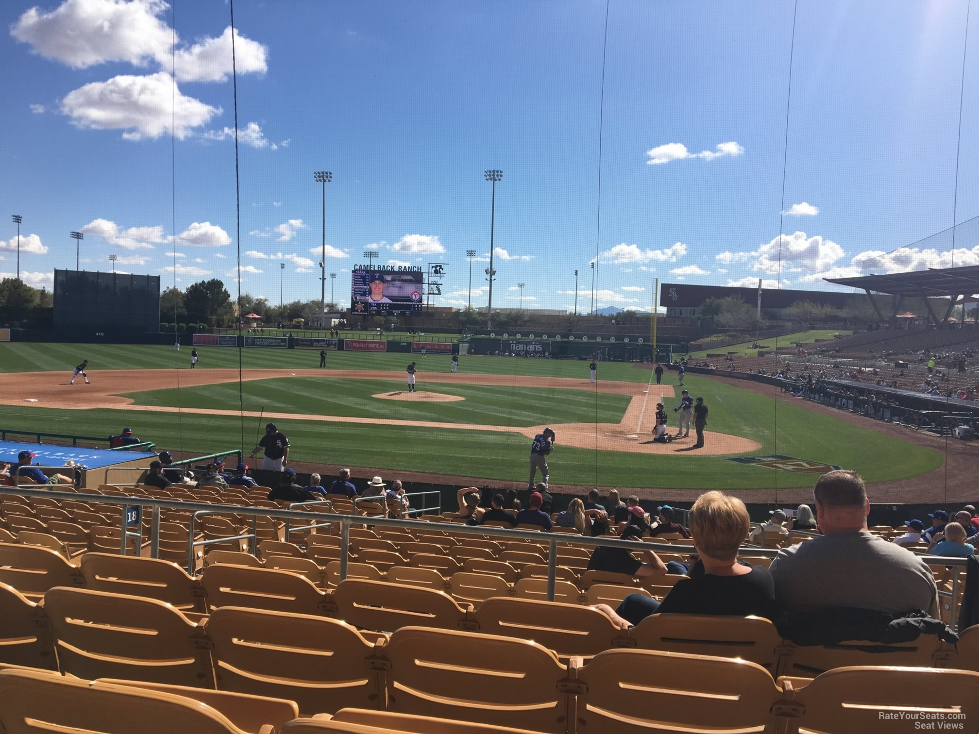 section 118, row 5 seat view  - camelback ranch
