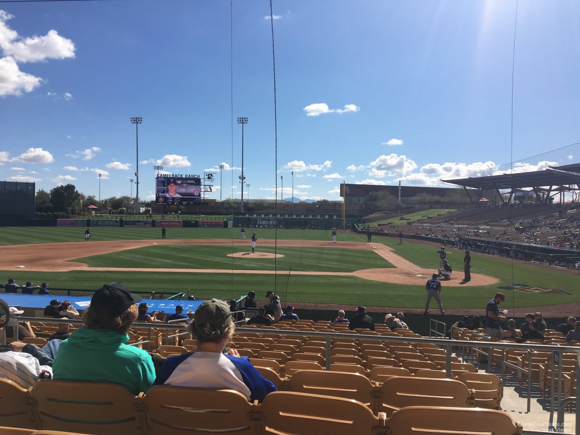 section 119, row 5 seat view  - camelback ranch