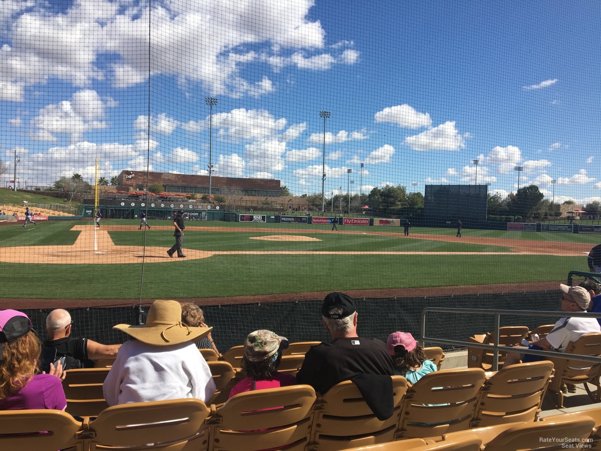section 12, row 6 seat view  - camelback ranch