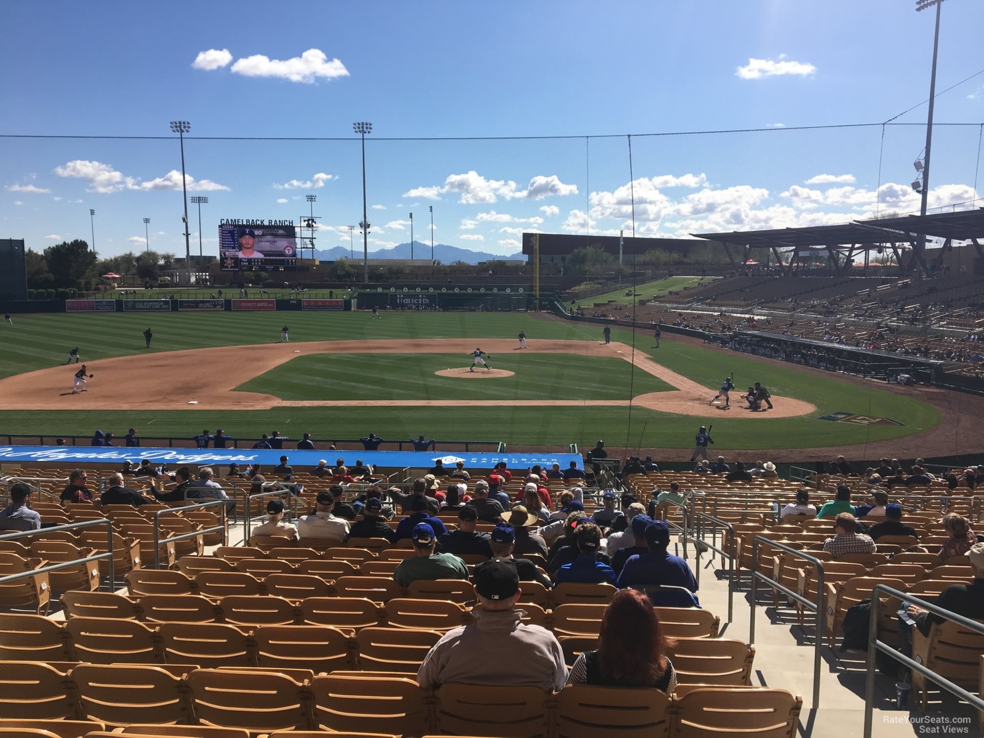 section 120, row 18 seat view  - camelback ranch