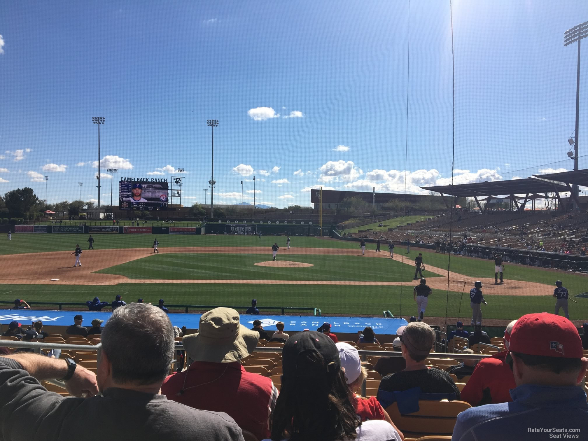 section 120, row 5 seat view  - camelback ranch