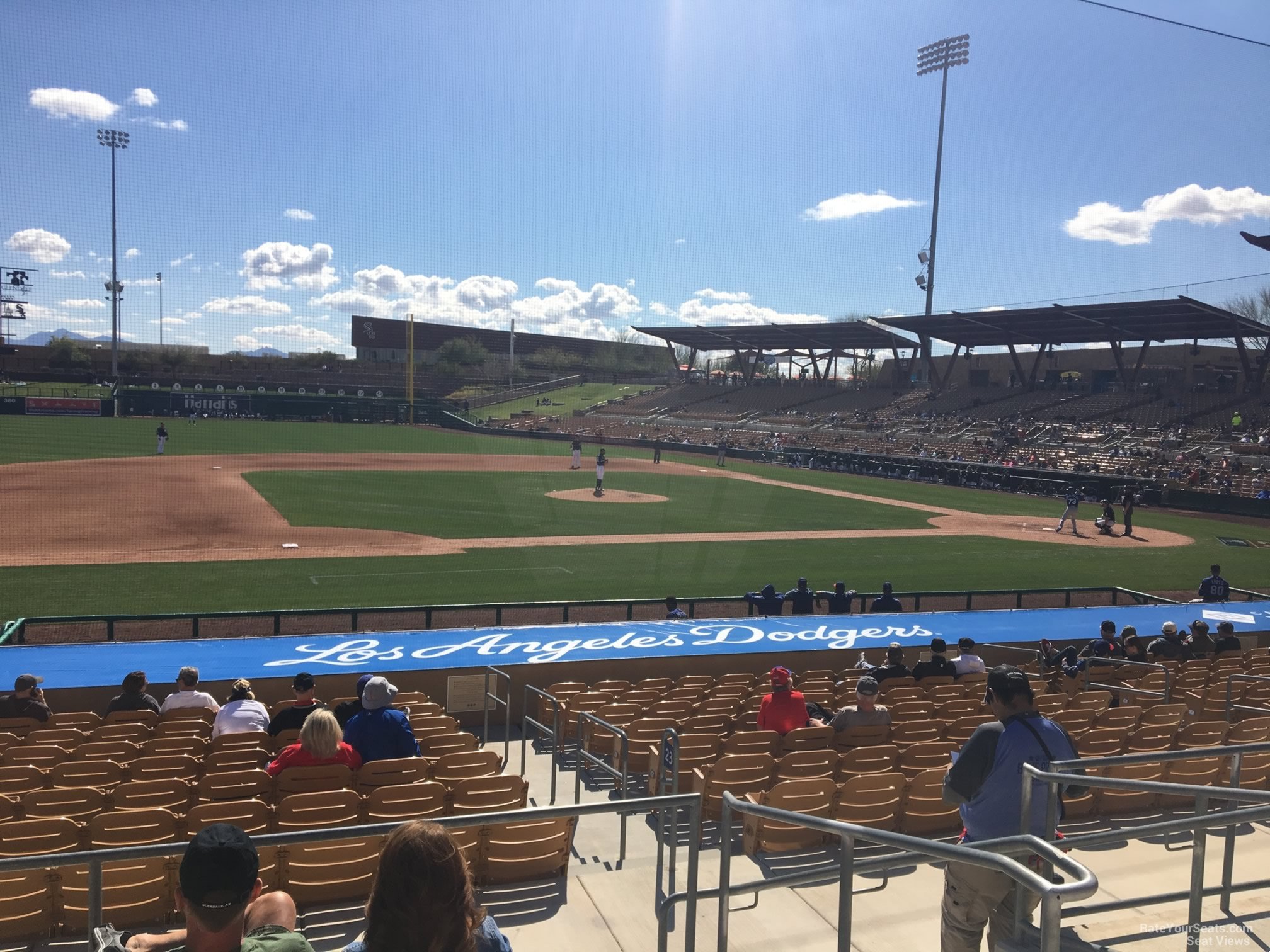 section 123, row 5 seat view  - camelback ranch
