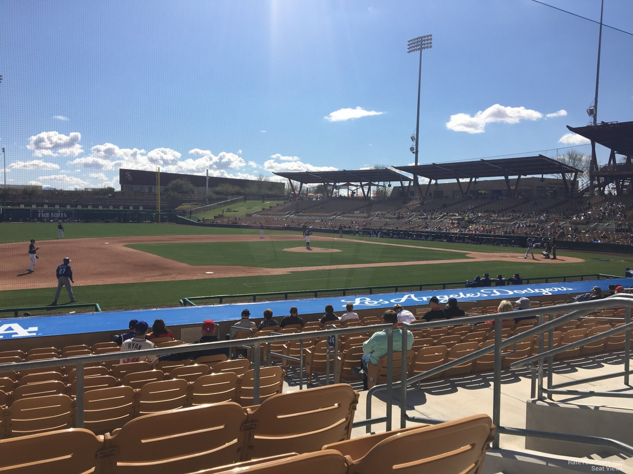 section 124, row 5 seat view  - camelback ranch